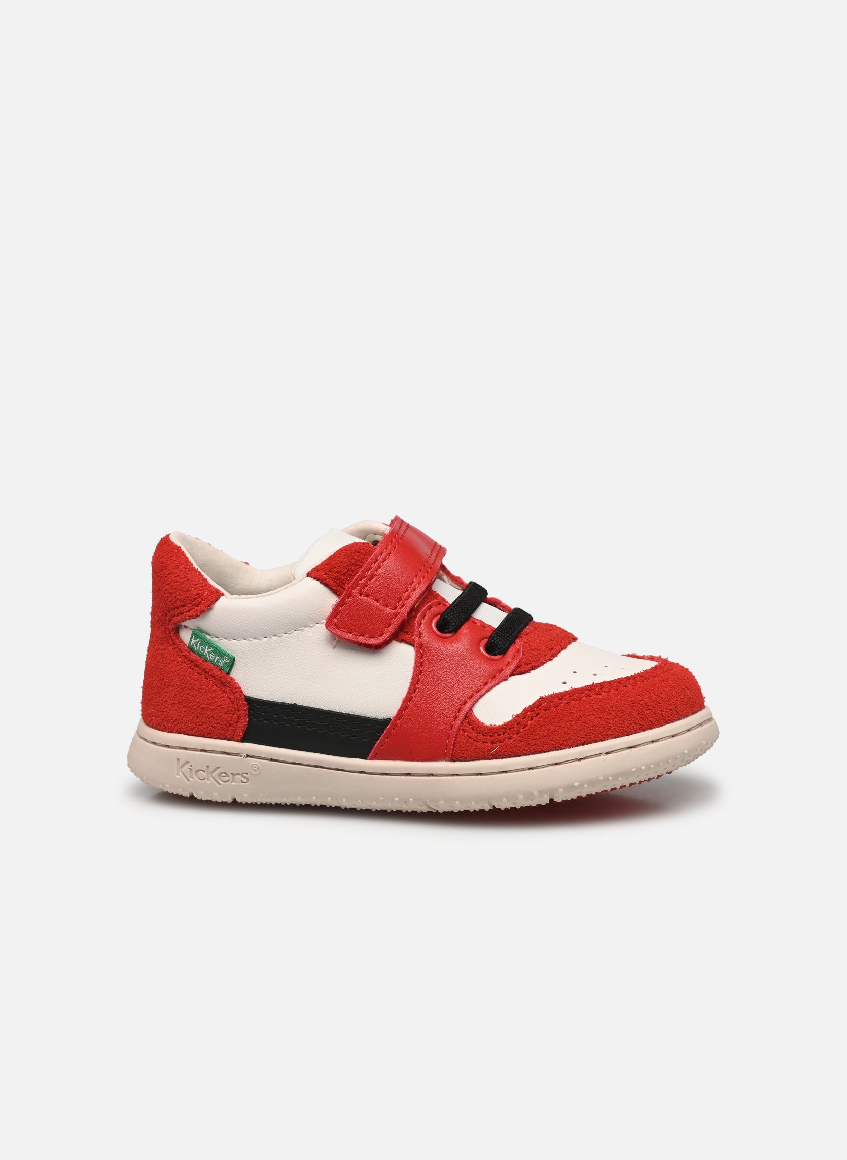 Baskets hautes KICKBUVAR rouge Kickers Baskets hautes KICKBUVAR rouge ROUGE BLANC NOIR
