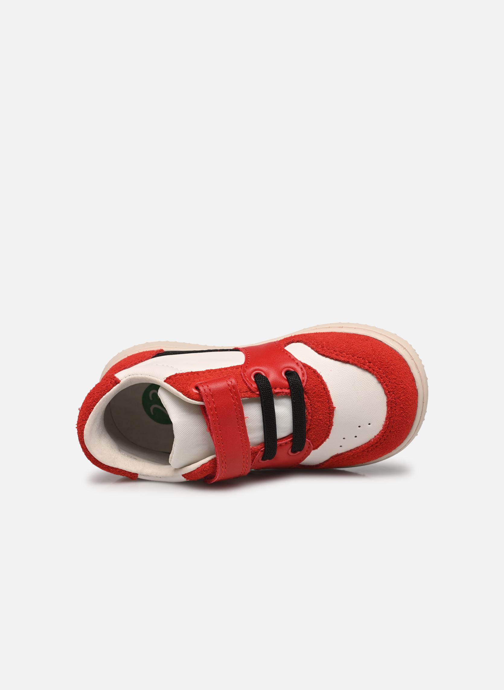 Baskets hautes KICKBUVAR rouge Kickers Baskets hautes KICKBUVAR rouge ROUGE BLANC NOIR