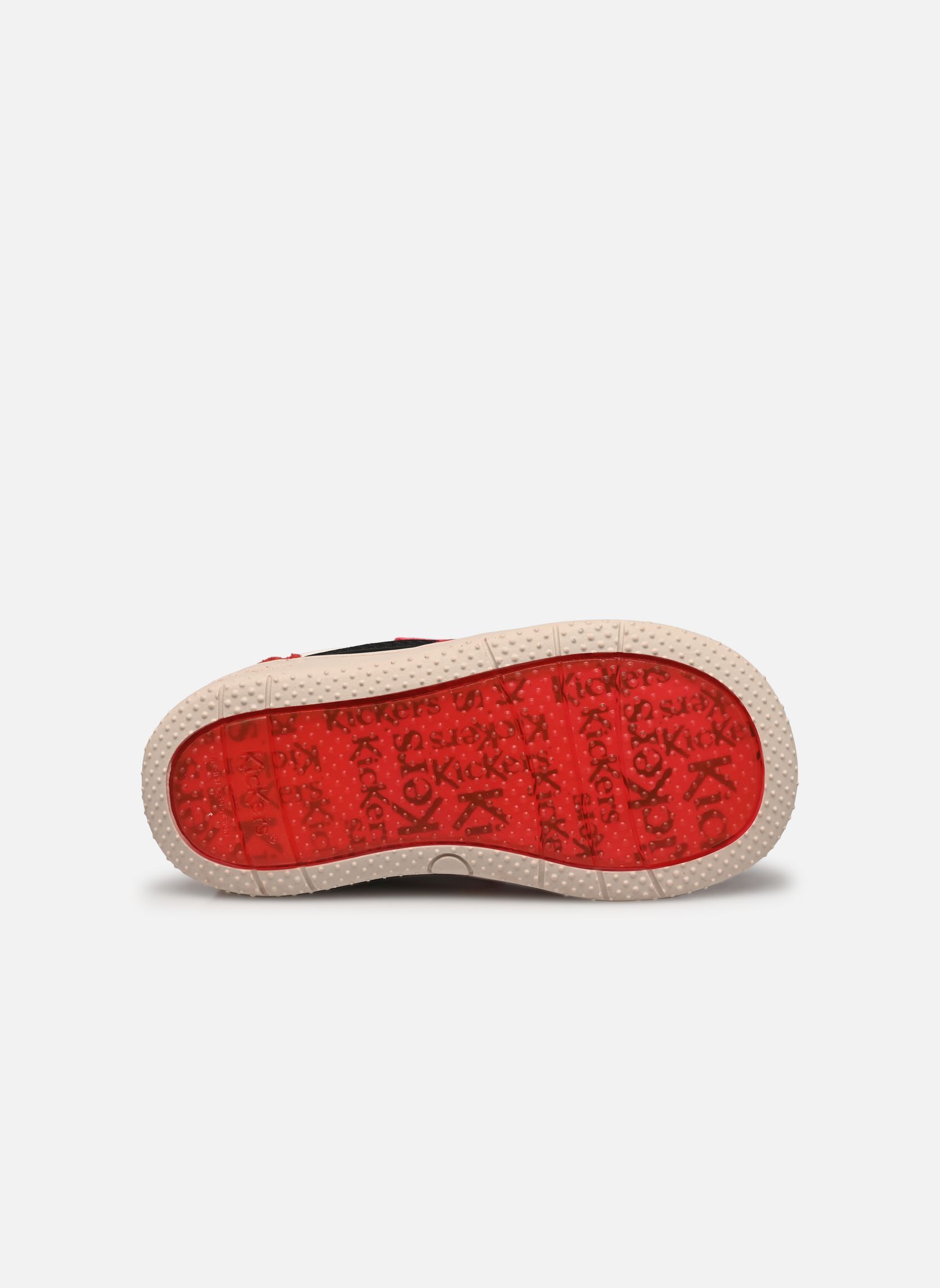 Baskets hautes KICKBUVAR rouge Kickers Baskets hautes KICKBUVAR rouge ROUGE BLANC NOIR