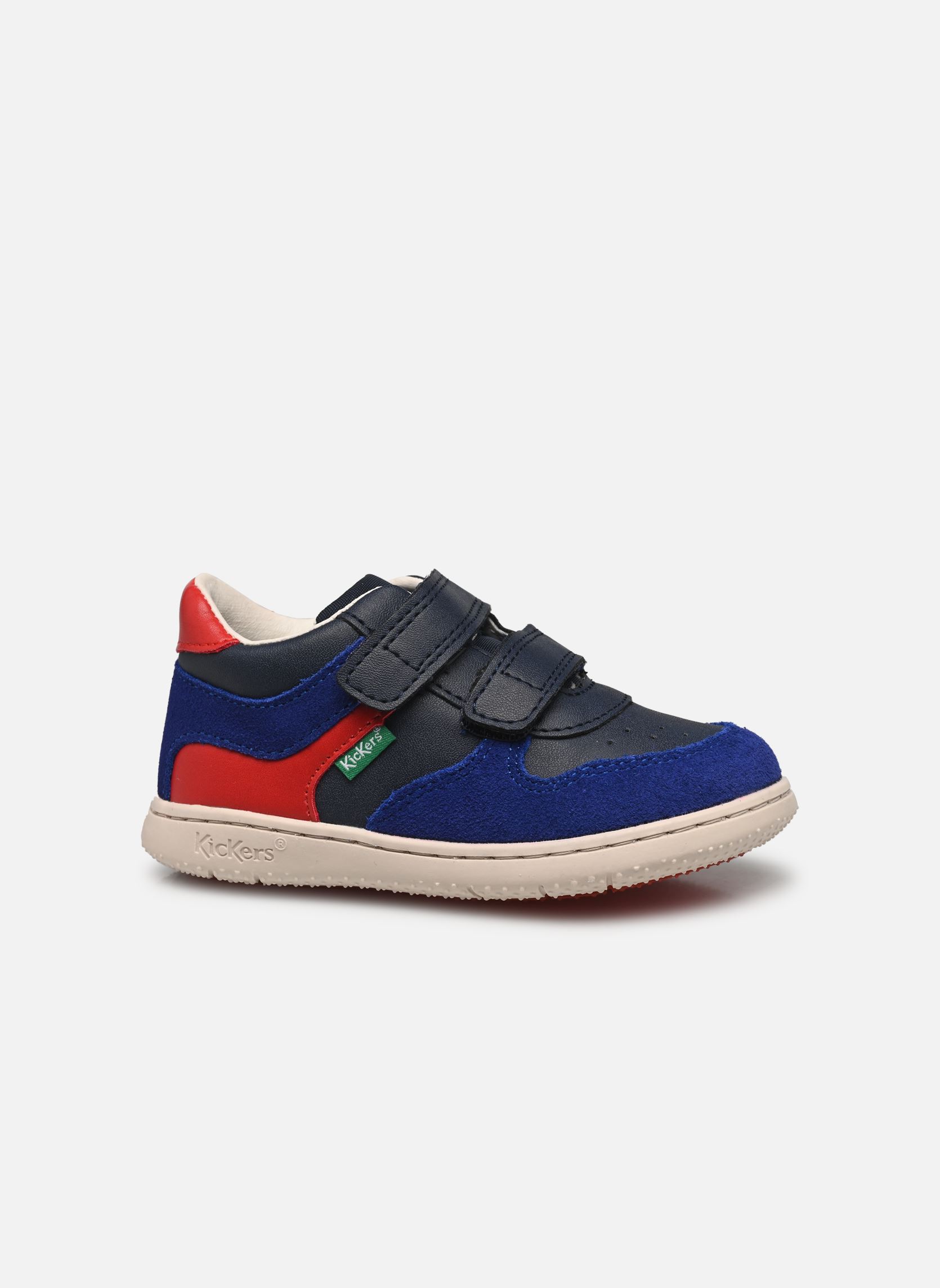 Baskets basses KICKMOTION garçon bleu Kickers Baskets basses KICKMOTION garçon bleu BLEU MARINE ROUGE