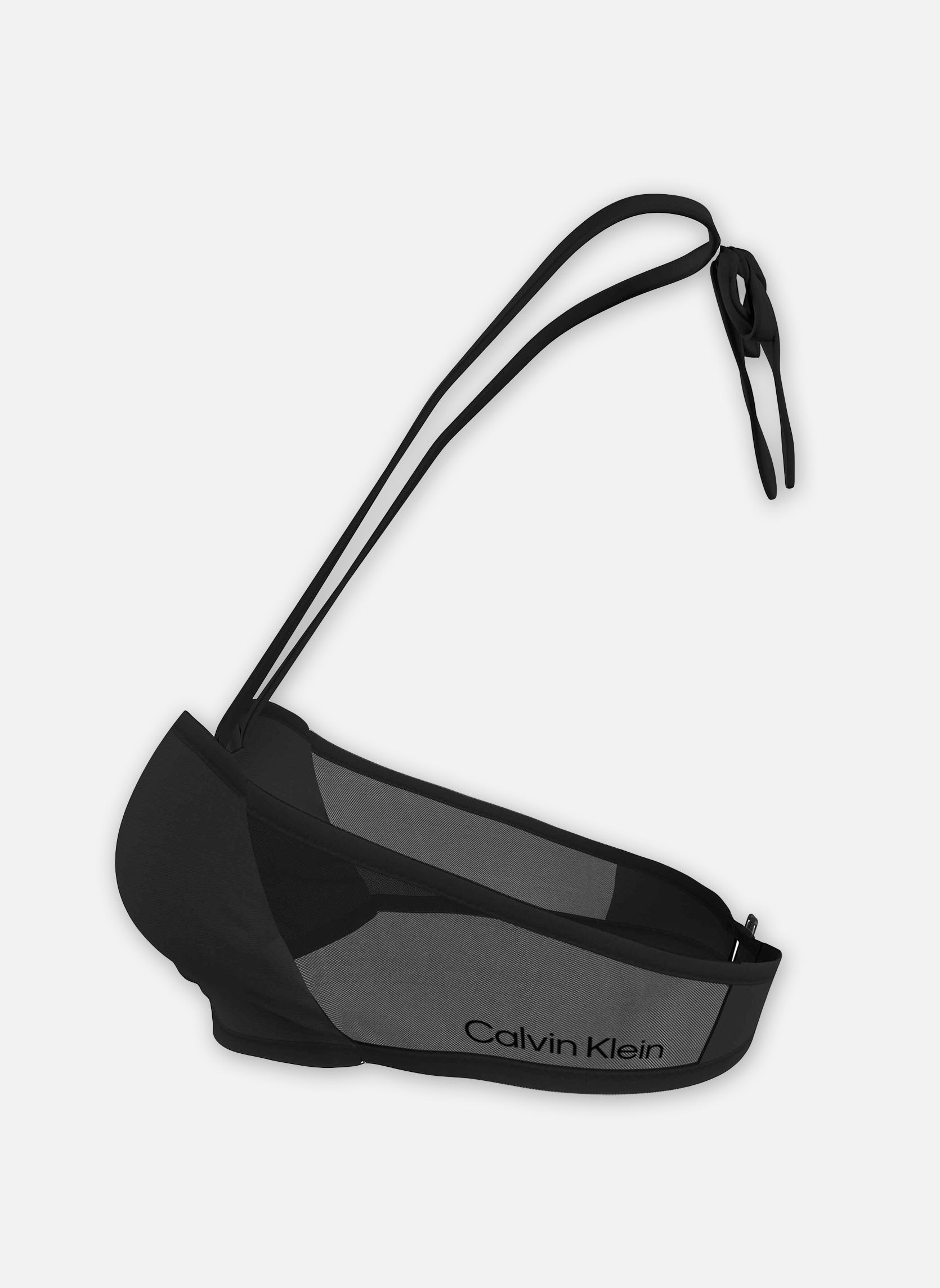 Hauts de maillot bandeau Bandeau Bralette femme noir Calvin Klein Hauts de maillot bandeau Bandeau Bralette femme noir PVH BLACK