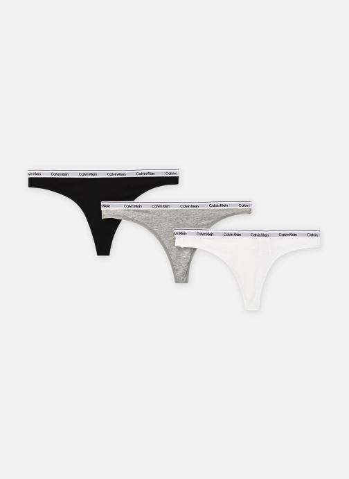 Calvin Klein Shortys Thong 3Pk 000QD5209E femme noir