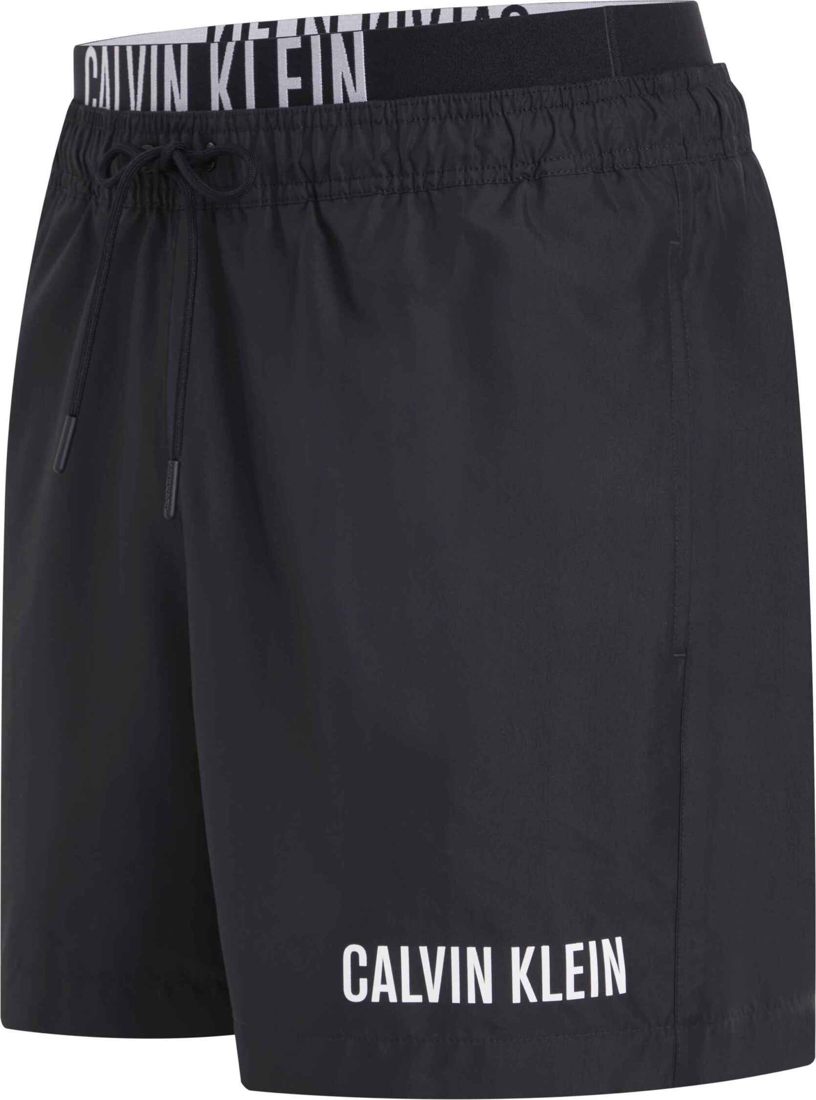 Boxer mare Medium Double Waistband uomo nero Calvin Klein Boxer mare Medium Double Waistband uomo nero Pvh Black