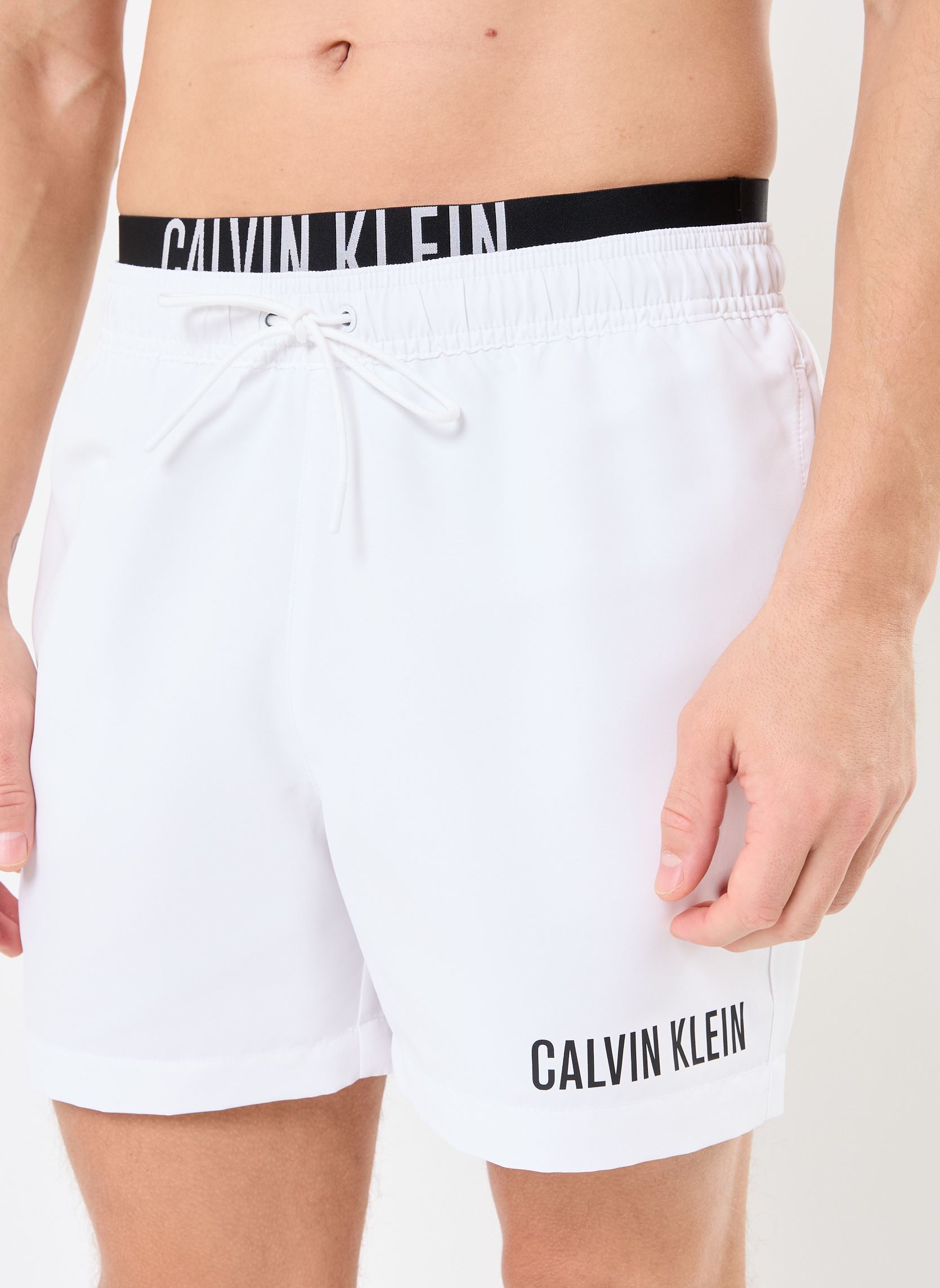 Boxers de bain Medium Double Waistband homme blanc Calvin Klein Boxers de bain Medium Double Waistband homme blanc PVH CLASSIC WHITE