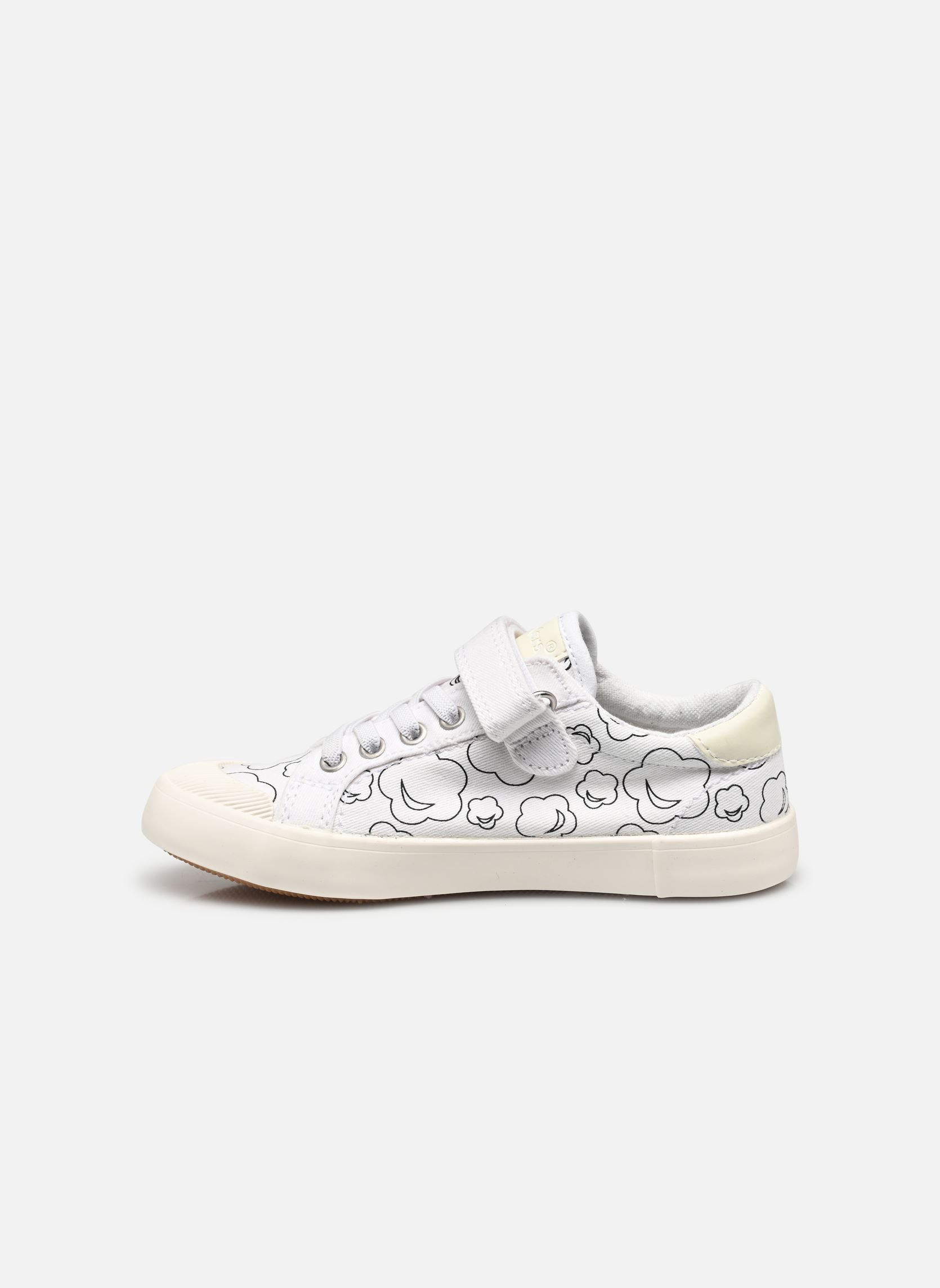 Baskets basses KICKGOLDI fille blanc Kickers Baskets basses KICKGOLDI fille blanc BLANC IMPRIME