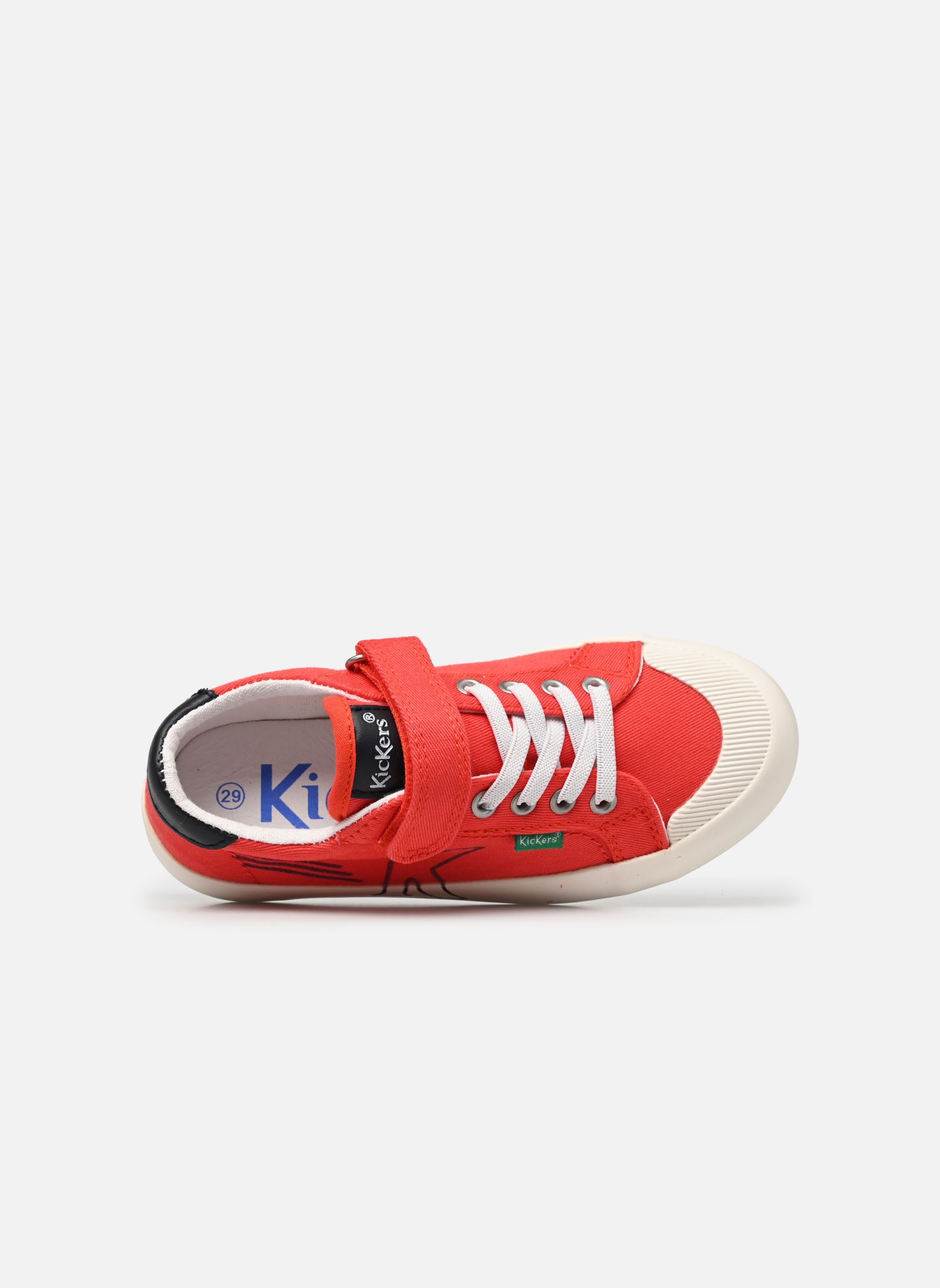 Baskets basses KICKGOLDI garçon rouge Kickers Baskets basses KICKGOLDI garçon rouge ROUGE