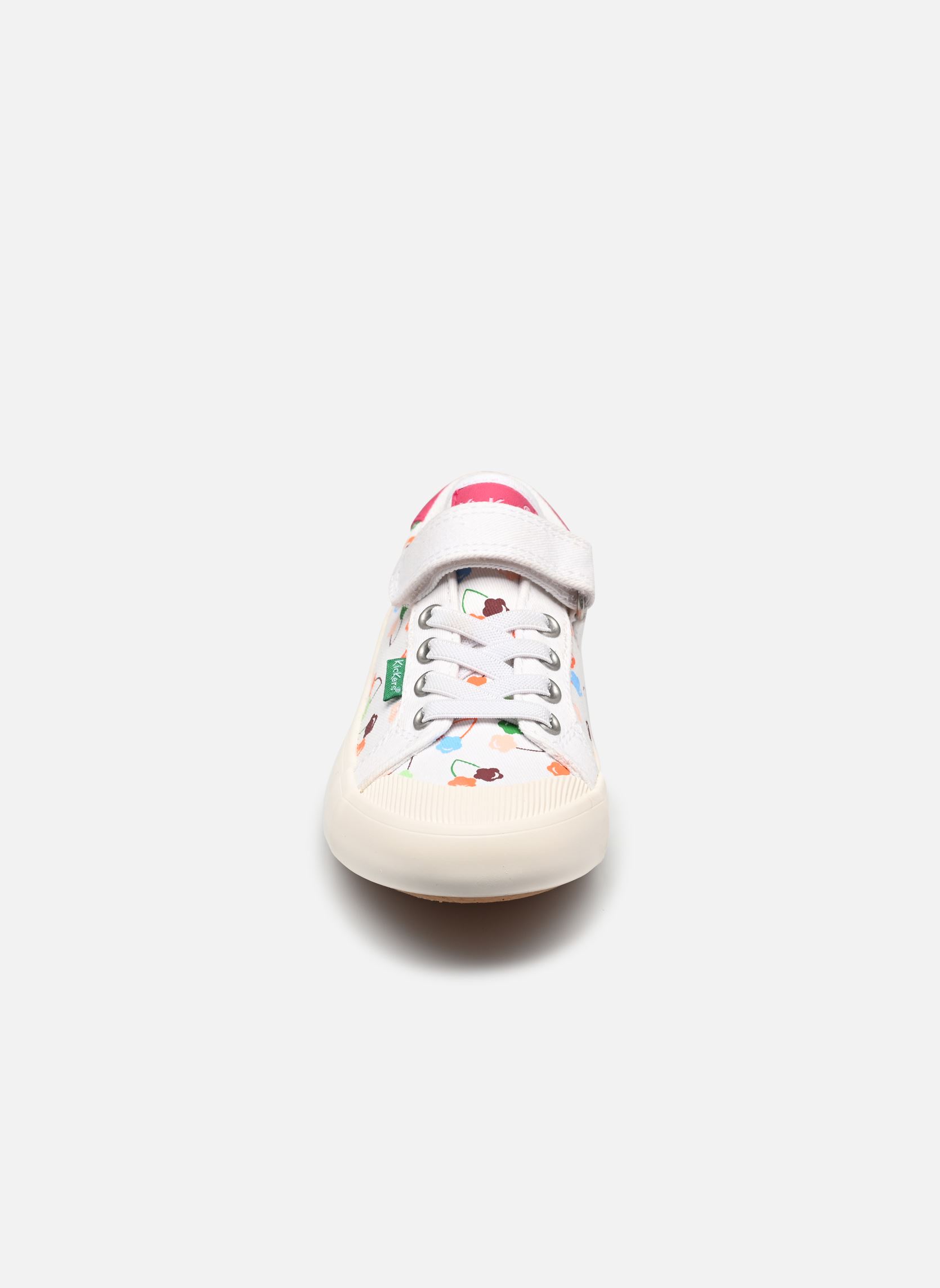 Baskets basses KICKGOLDI fille blanc Kickers Baskets basses KICKGOLDI fille blanc BLANC CERISE