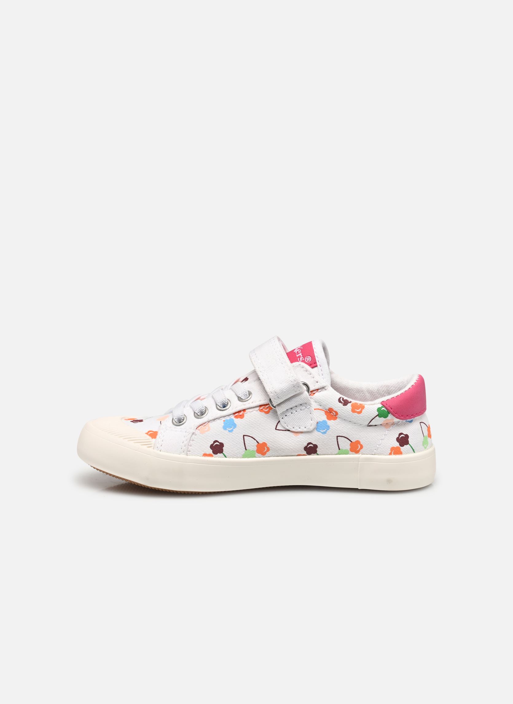 Baskets basses KICKGOLDI fille blanc Kickers Baskets basses KICKGOLDI fille blanc BLANC CERISE