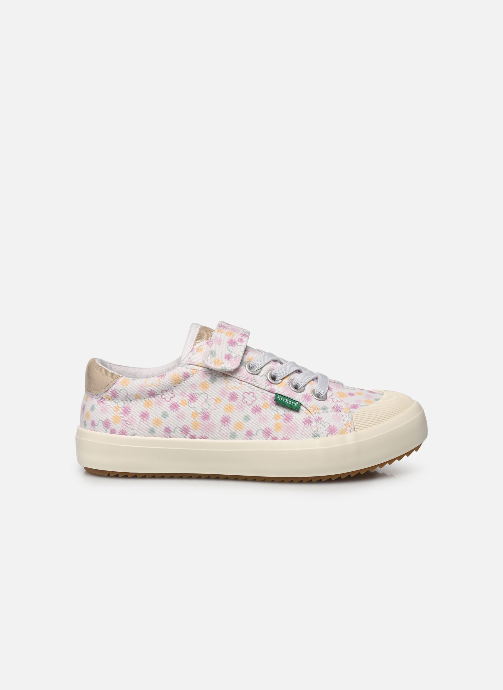 Baskets basses KICKGOLDI fille blanc Kickers Baskets basses KICKGOLDI fille blanc BLANC IMPRIME FESTI ETE