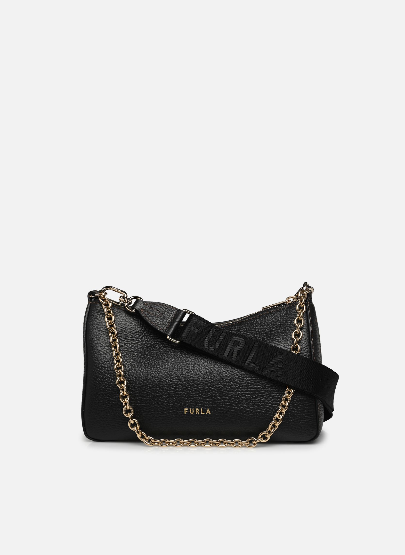 Schoudertassen Furla Primula Mini C.Body Double Strap dames zwart Furla Schoudertassen Furla Primula Mini C.Body Double Strap dames zwart NERO