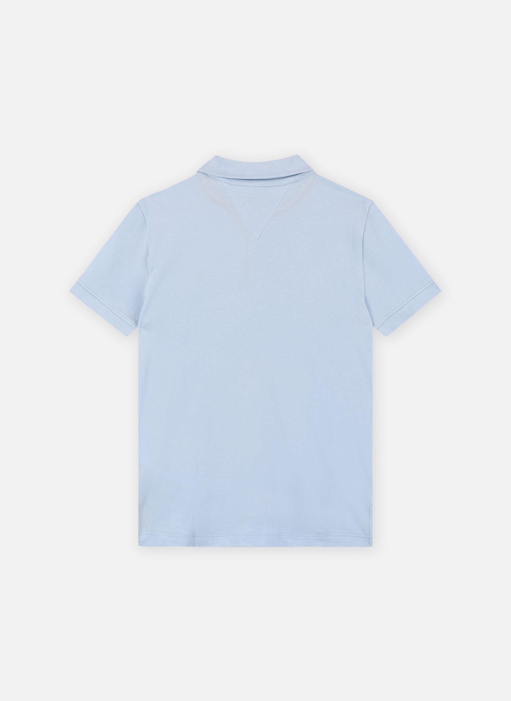 Polo's Flag Polo S/S jongens blauw Tommy Hilfiger Polo's Flag Polo S/S jongens blauw BREEZY BLUE