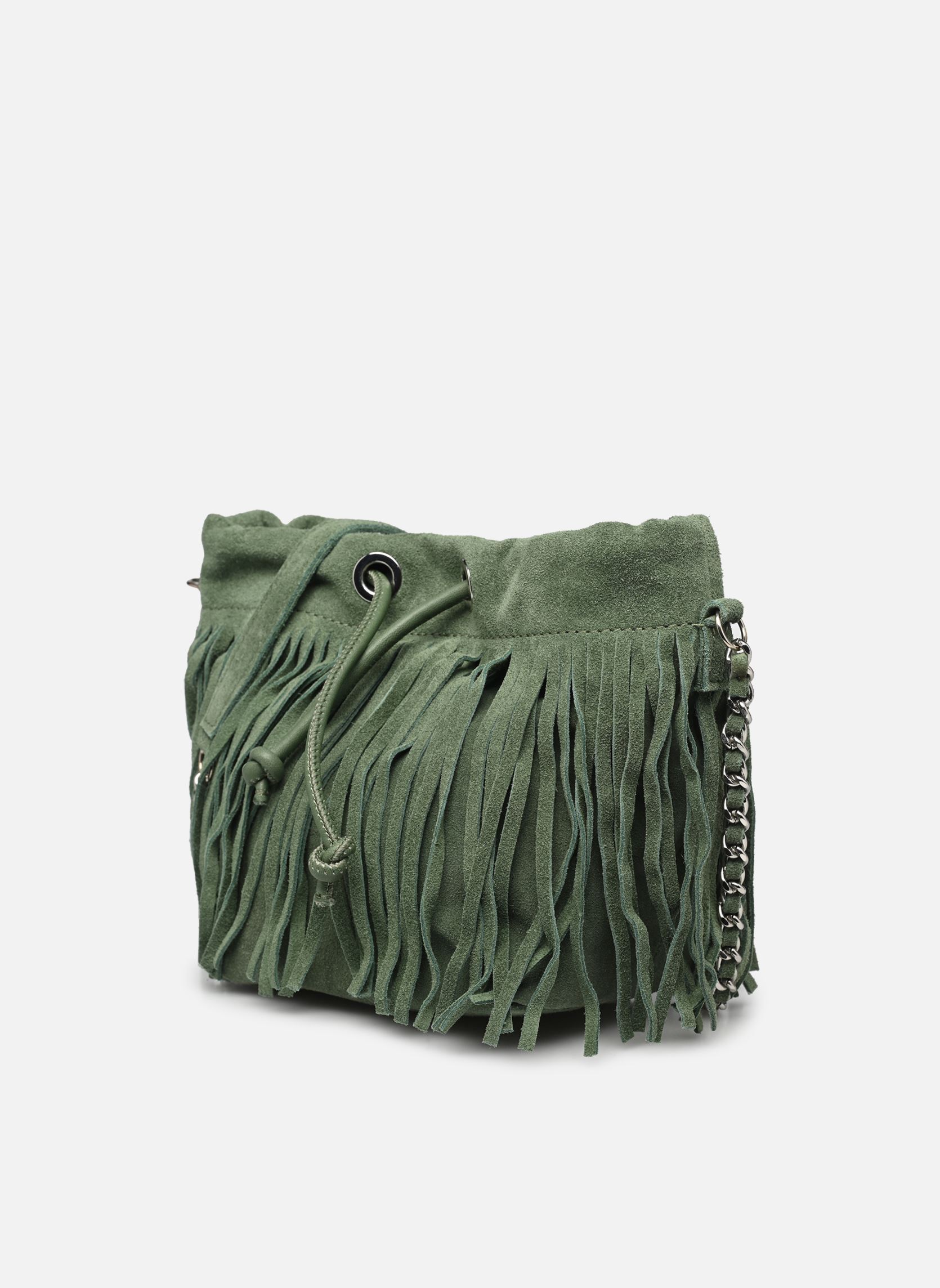 Borse a tracolla Vinina Suede Bucket Bag/Ef donna verde Vila Borse a tracolla Vinina Suede Bucket Bag/Ef donna verde OIL GREEN