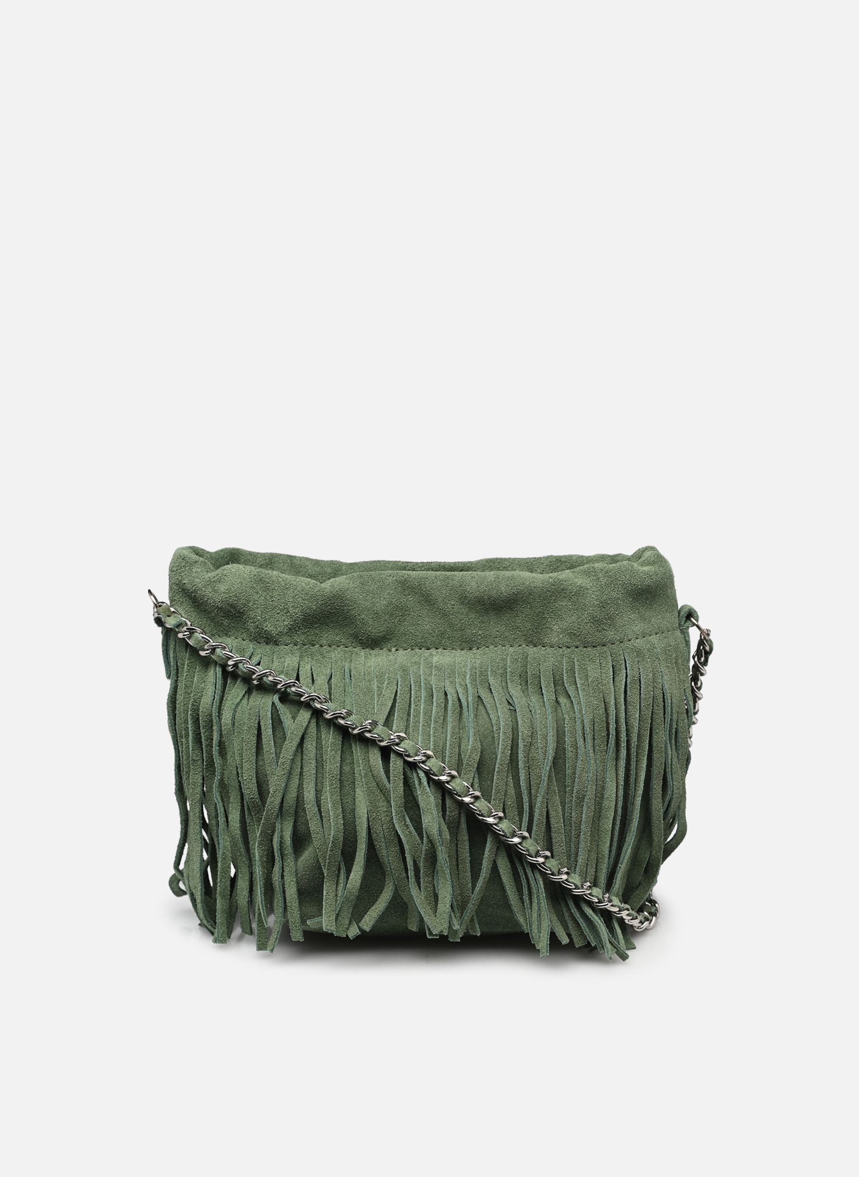 Borse a tracolla Vinina Suede Bucket Bag/Ef donna verde Vila Borse a tracolla Vinina Suede Bucket Bag/Ef donna verde OIL GREEN