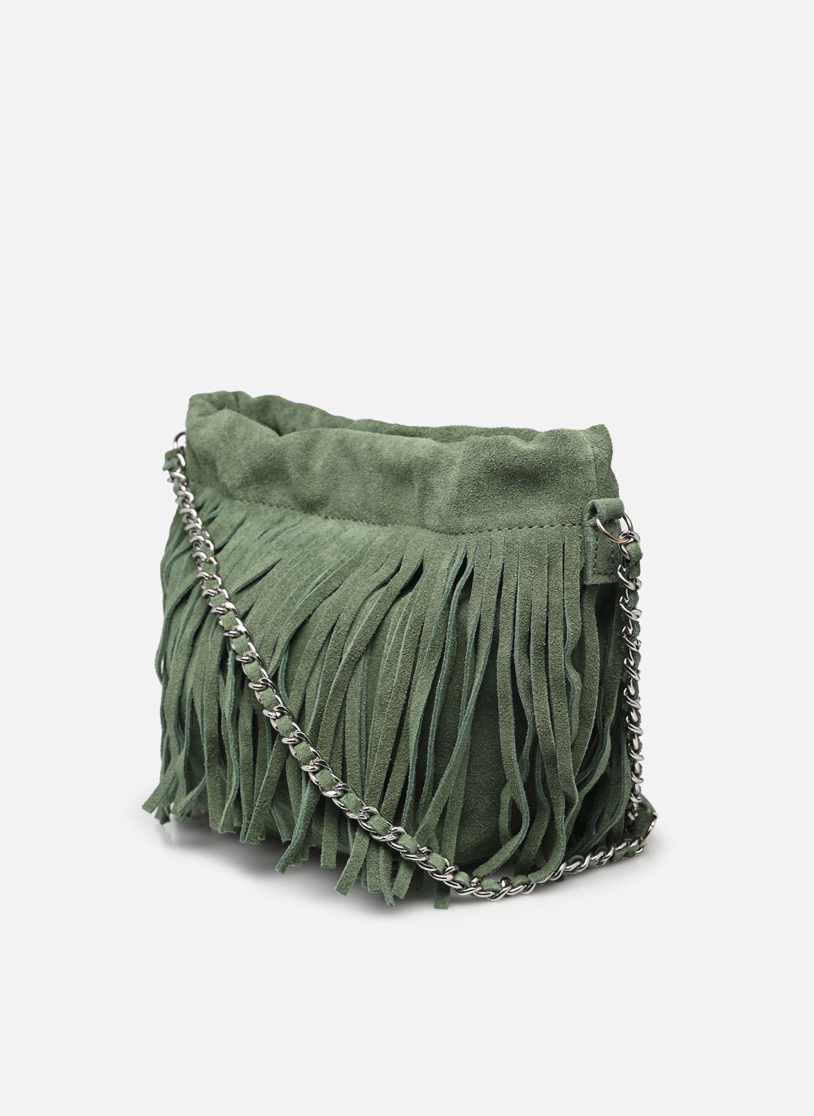 Borse a tracolla Vinina Suede Bucket Bag/Ef donna verde Vila Borse a tracolla Vinina Suede Bucket Bag/Ef donna verde OIL GREEN