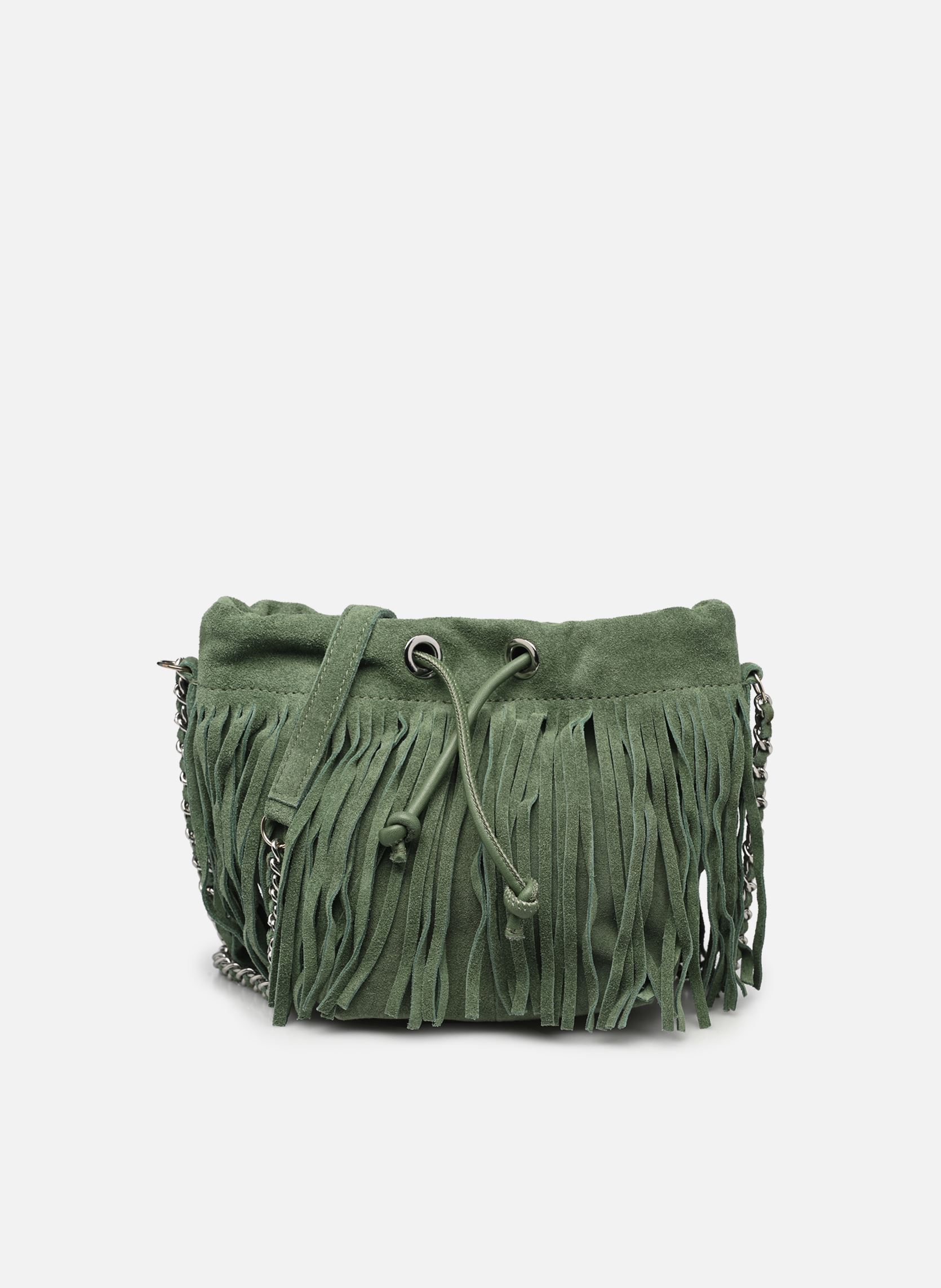 Borse a tracolla Vinina Suede Bucket Bag/Ef donna verde Vila Borse a tracolla Vinina Suede Bucket Bag/Ef donna verde OIL GREEN