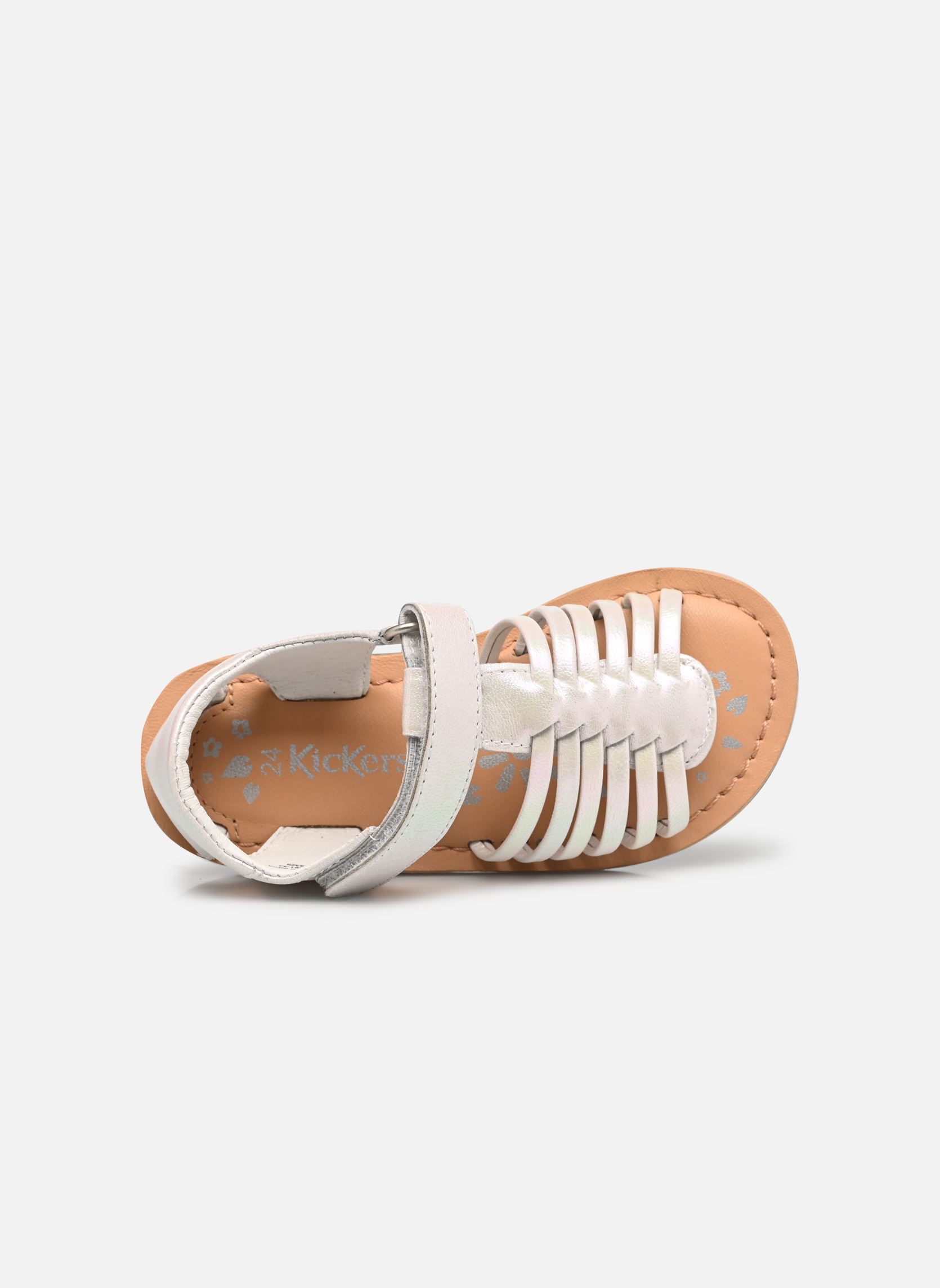 Sandales DIVSLIM fille blanc Kickers Sandales DIVSLIM fille blanc BLANC IRISE