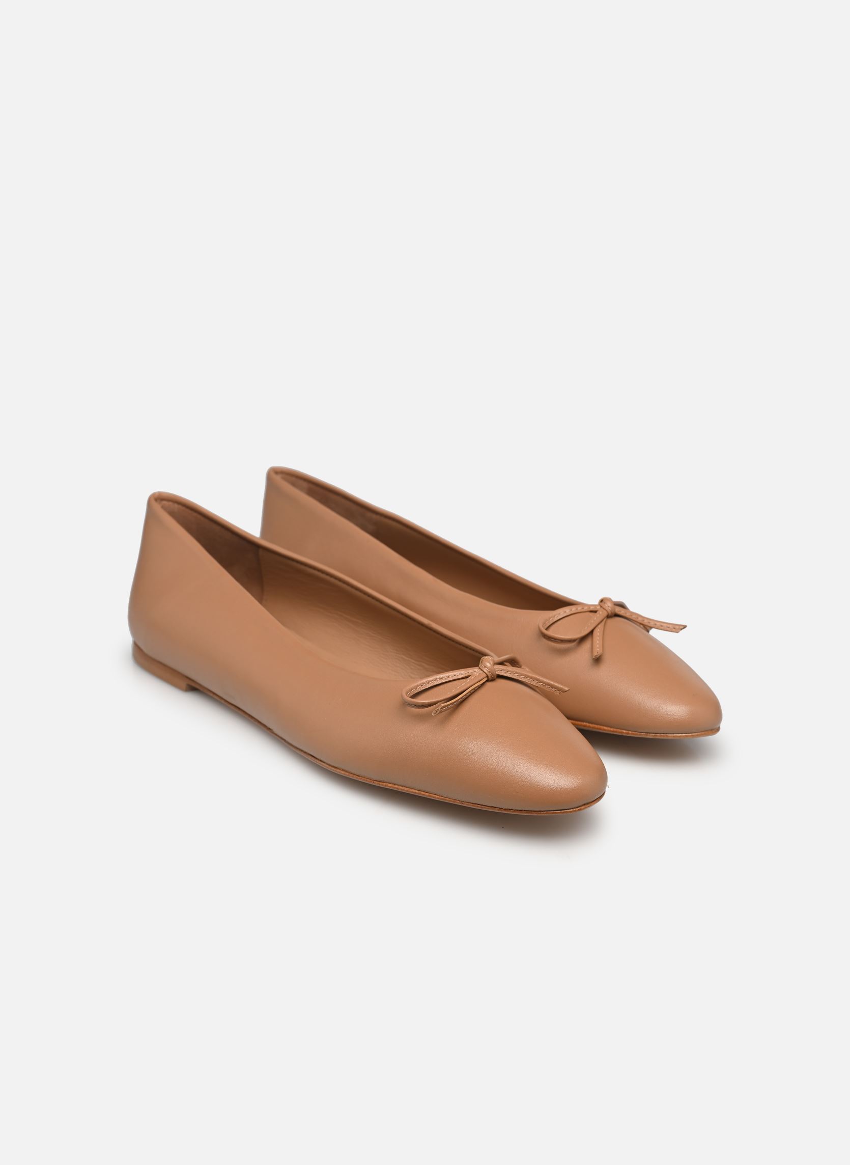 Klassische Ballerinas Bodil damen braun Flattered Klassische Ballerinas Bodil damen braun LEATHER COGNAC