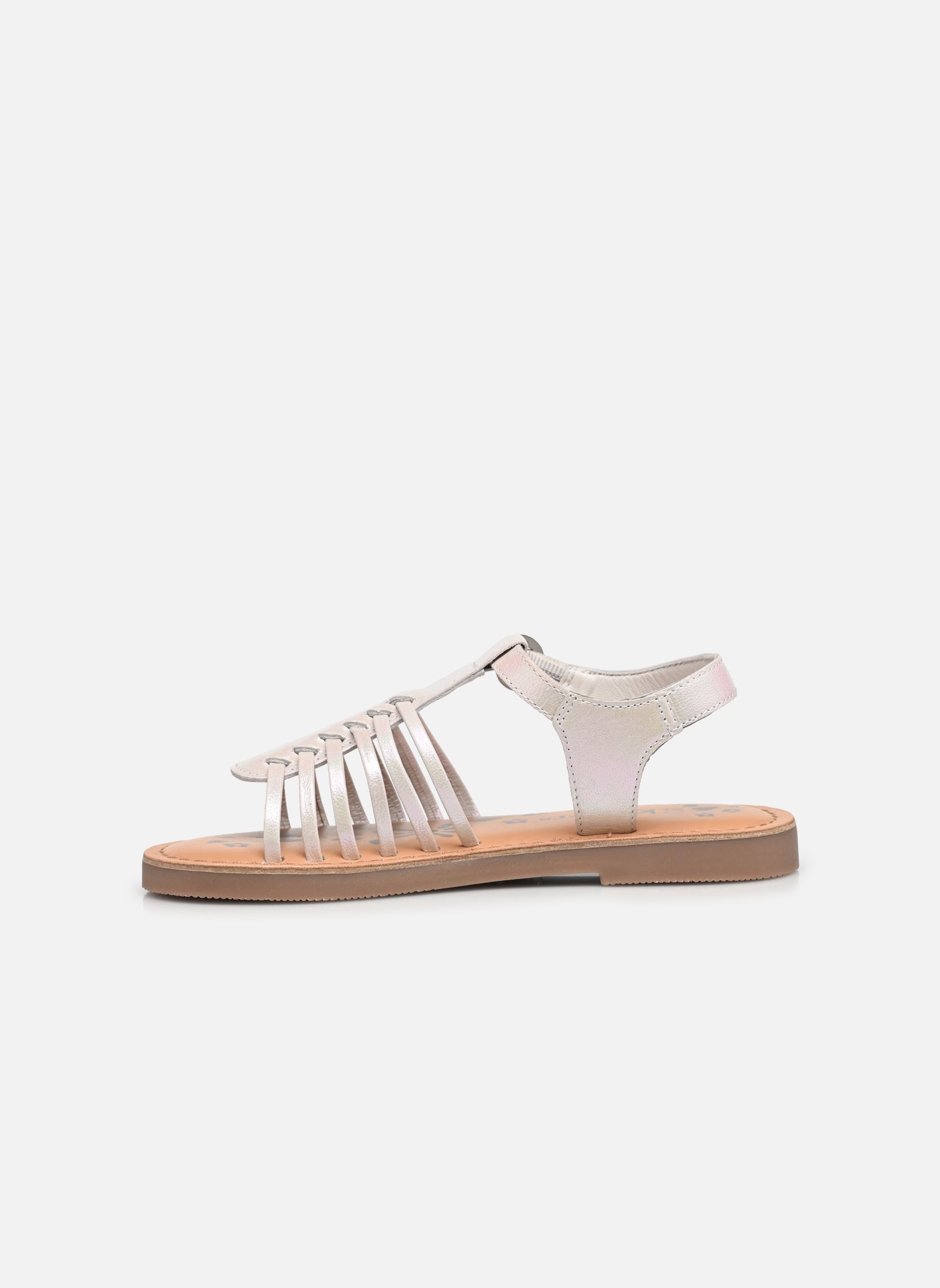 Sandales PREMSLIM fille blanc Kickers Sandales PREMSLIM fille blanc BLANC IRISE