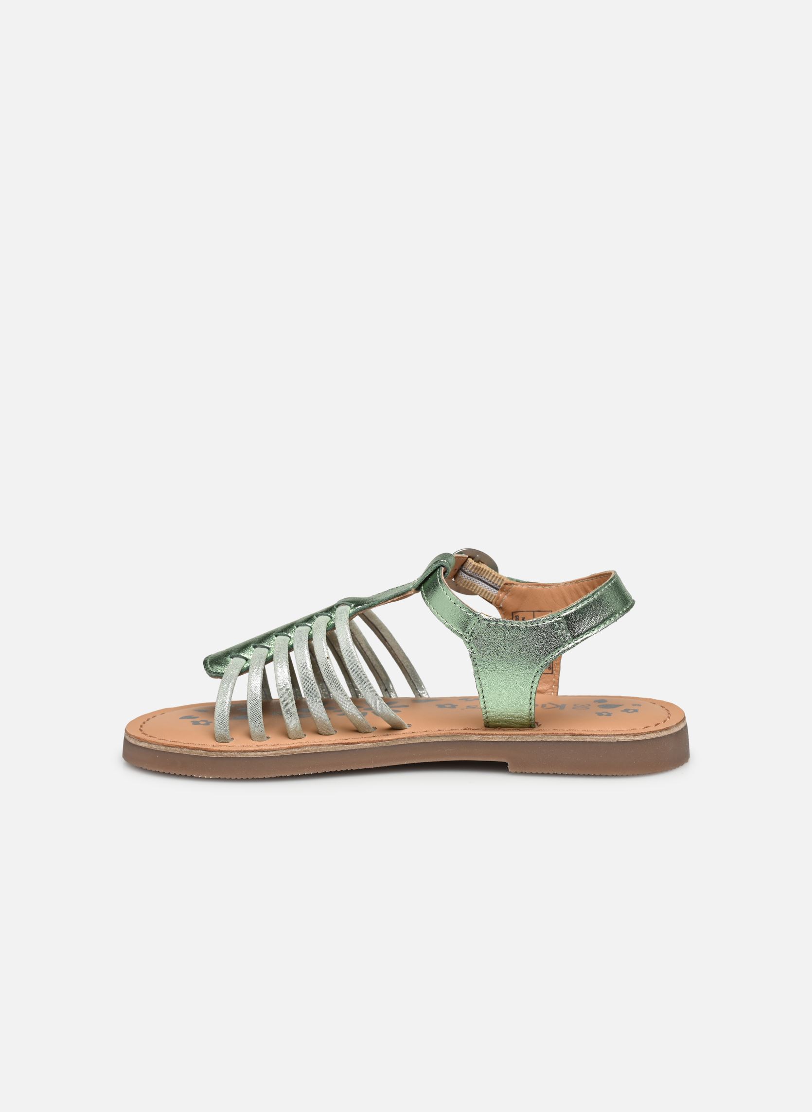 Sandalen PREMSLIM mädchen grün Kickers Sandalen PREMSLIM mädchen grün VERT CLAIR