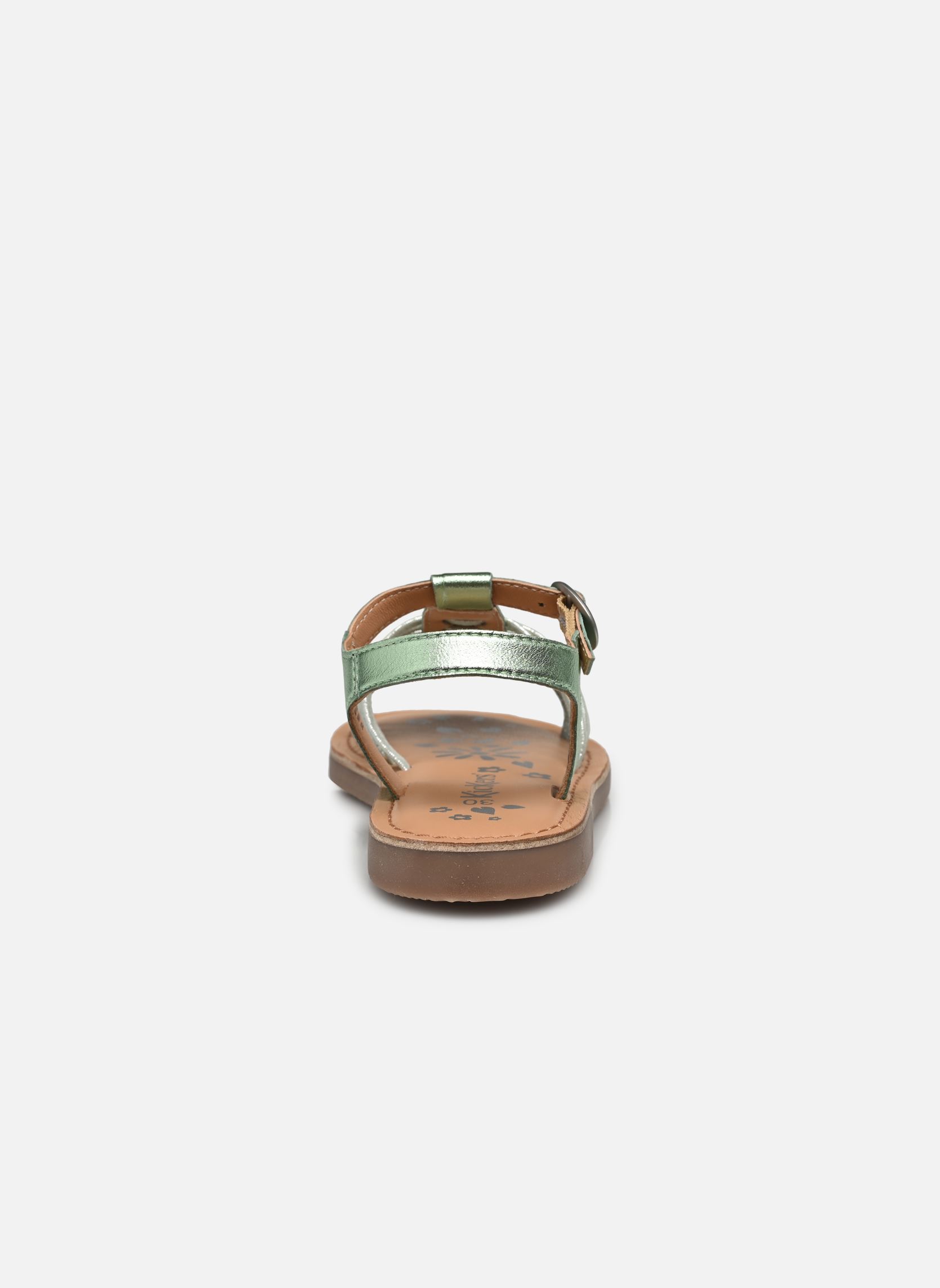 Sandalen PREMSLIM mädchen grün Kickers Sandalen PREMSLIM mädchen grün VERT CLAIR