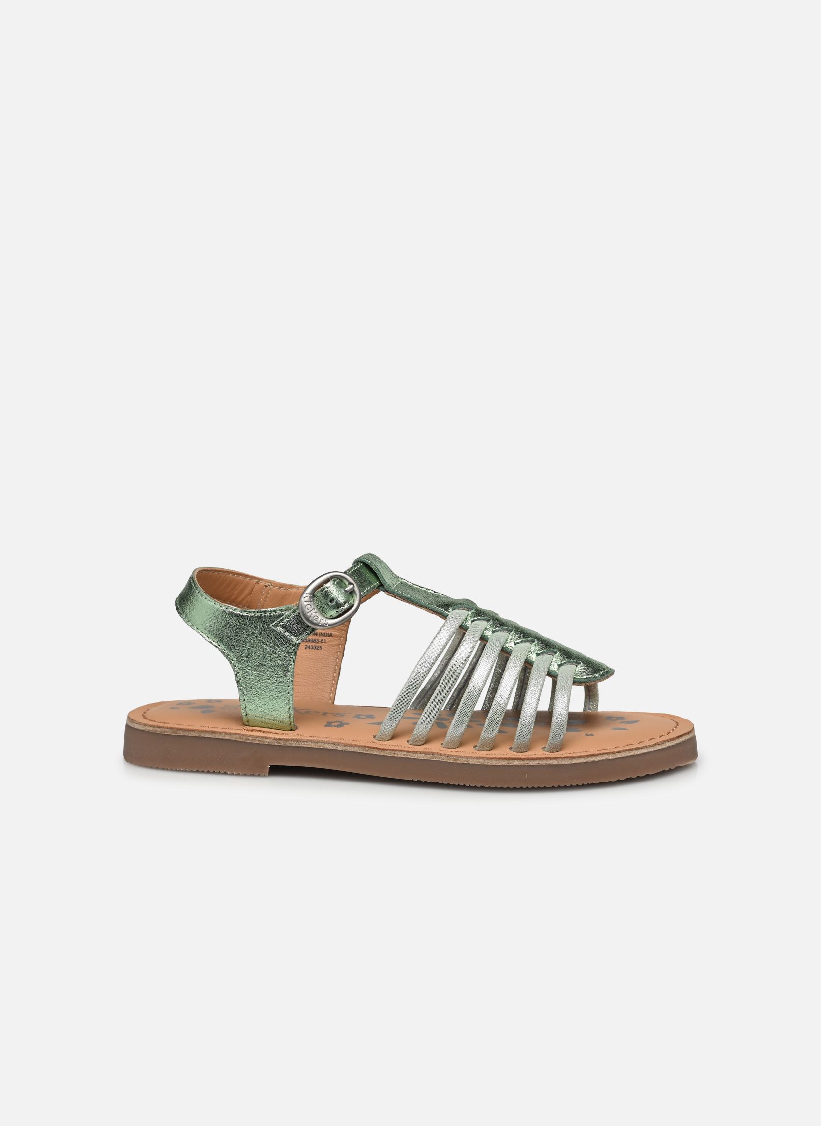 Sandalen PREMSLIM mädchen grün Kickers Sandalen PREMSLIM mädchen grün VERT CLAIR