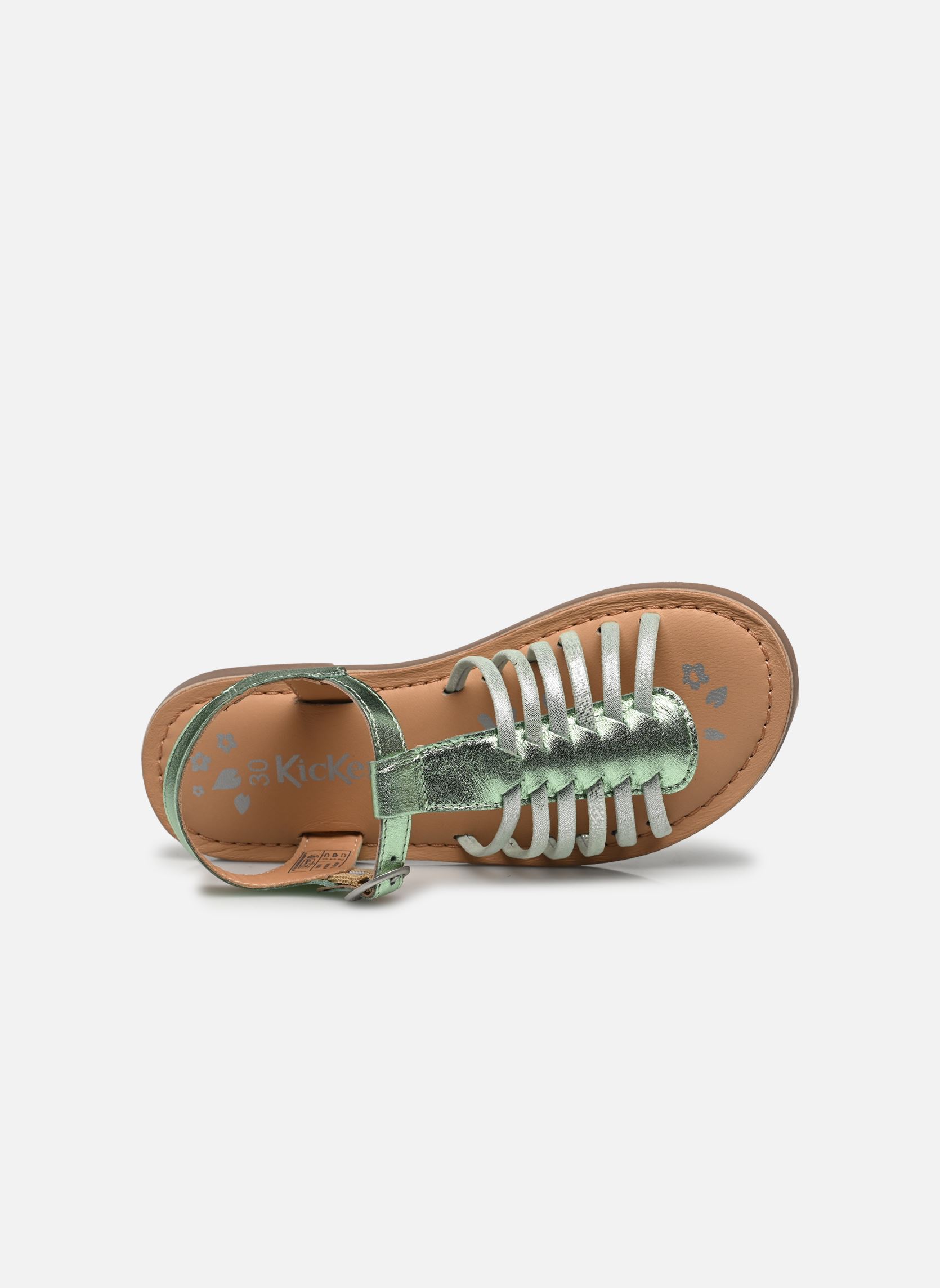 Sandalen PREMSLIM mädchen grün Kickers Sandalen PREMSLIM mädchen grün VERT CLAIR