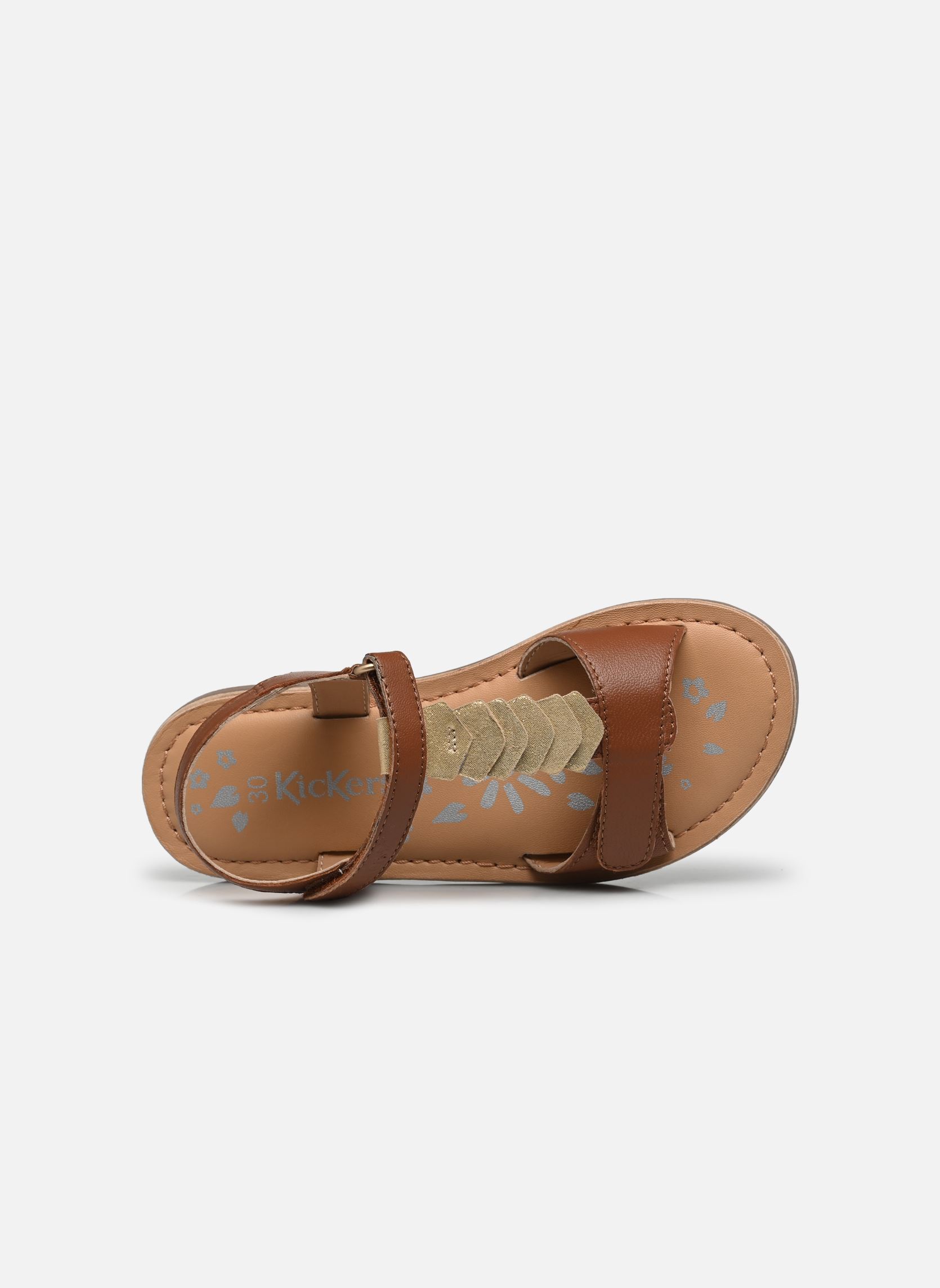 Sandalen PREZIOSA mädchen braun Kickers Sandalen PREZIOSA mädchen braun CAMEL OR