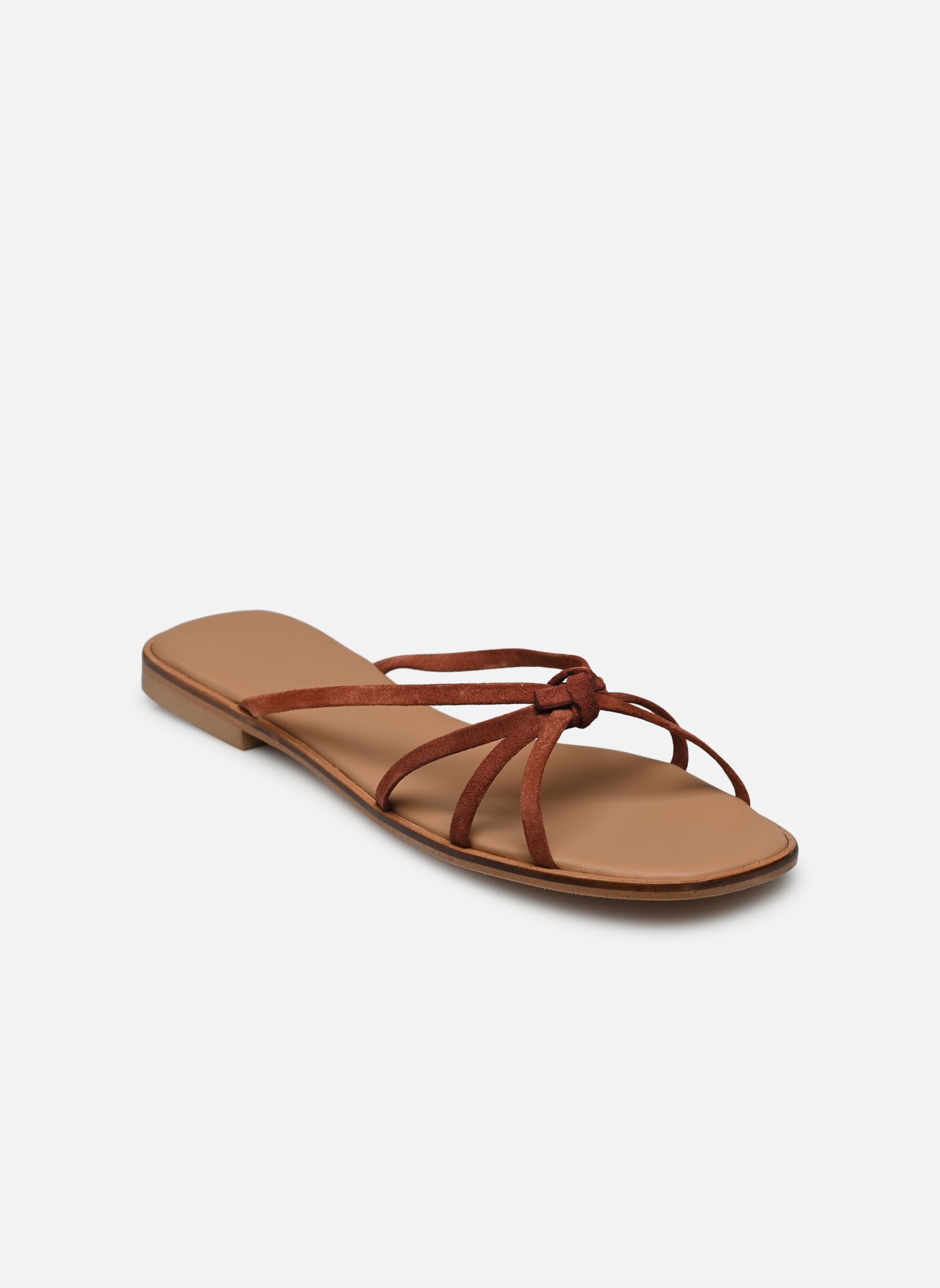Mules et sabots Mimosa femme marron Flattered Mules et sabots Mimosa femme marron RUST