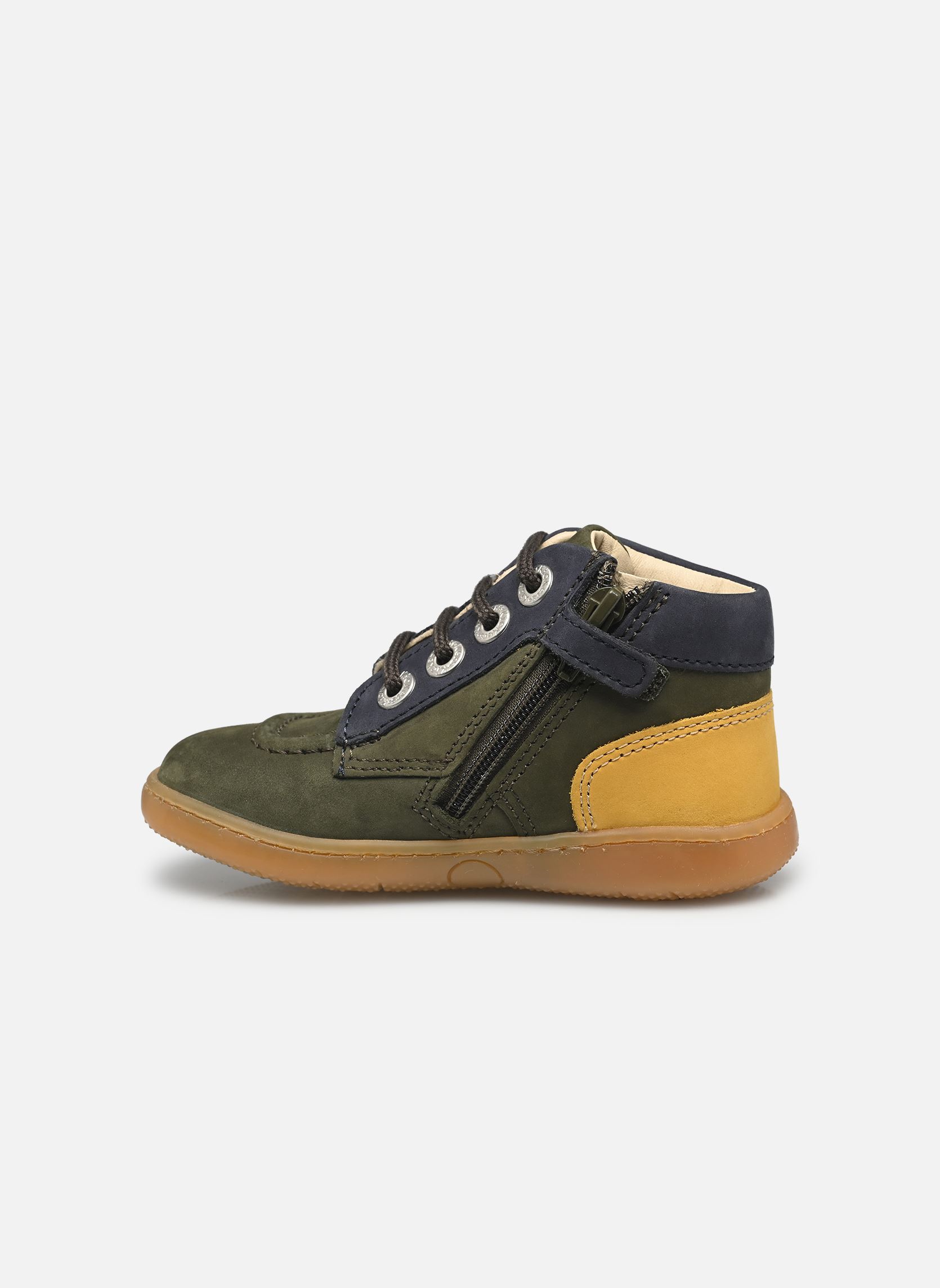 Stiefeletten / Ankle Boots KICKICONIC grün Kickers Stiefeletten / Ankle Boots KICKICONIC grün KAKI JAUNE