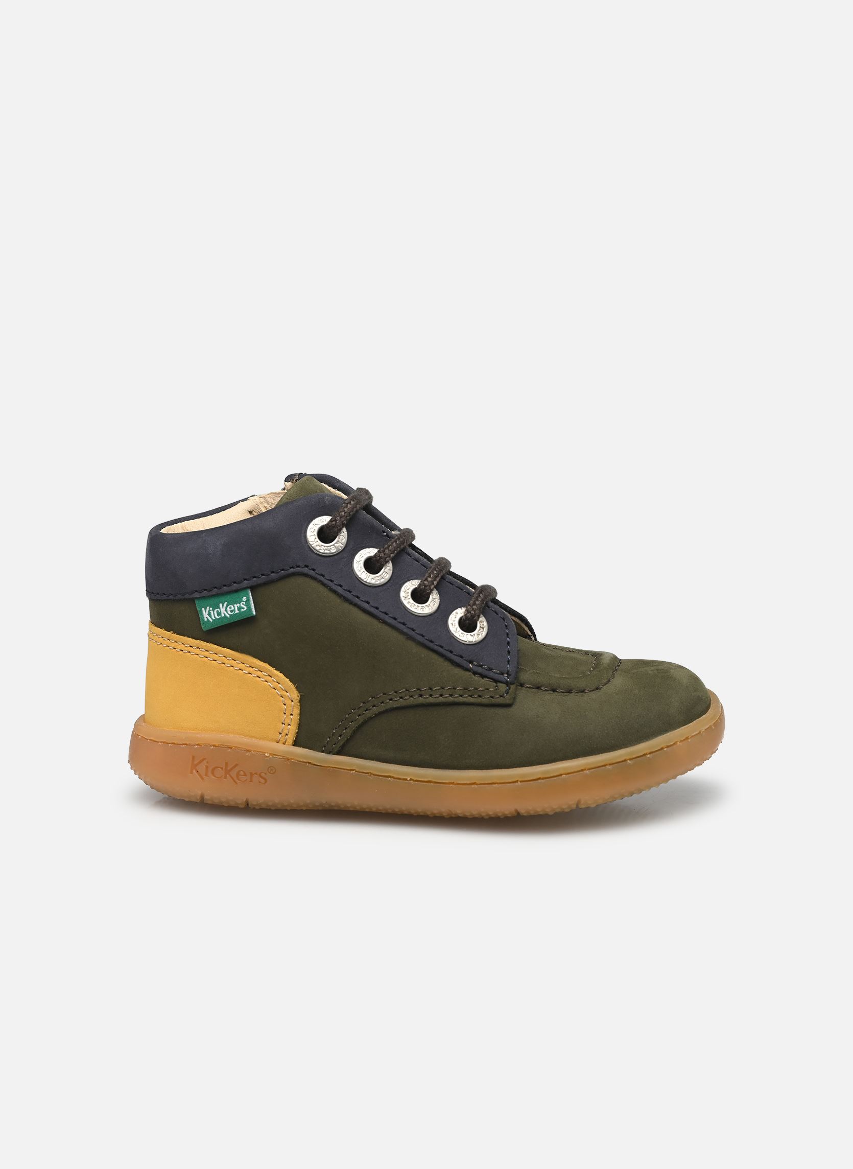 Stiefeletten / Ankle Boots KICKICONIC grün Kickers Stiefeletten / Ankle Boots KICKICONIC grün KAKI JAUNE