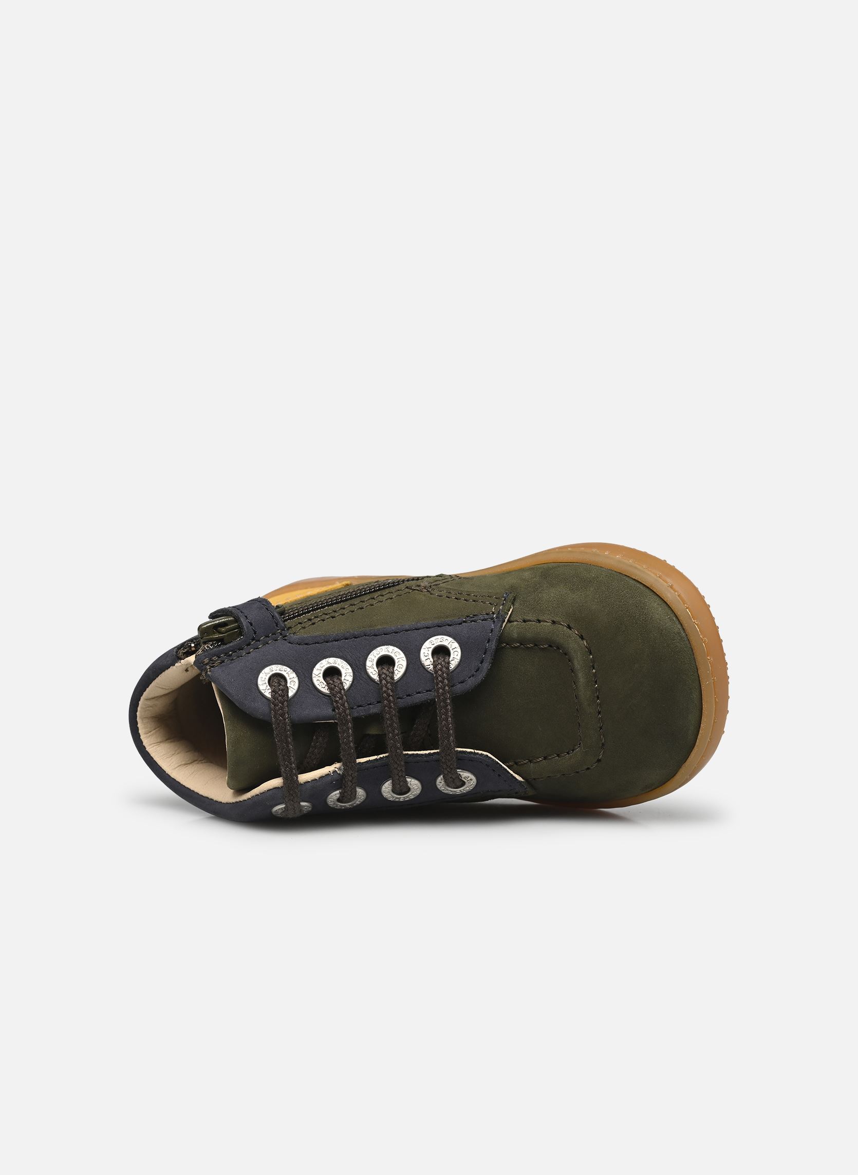 Stiefeletten / Ankle Boots KICKICONIC grün Kickers Stiefeletten / Ankle Boots KICKICONIC grün KAKI JAUNE