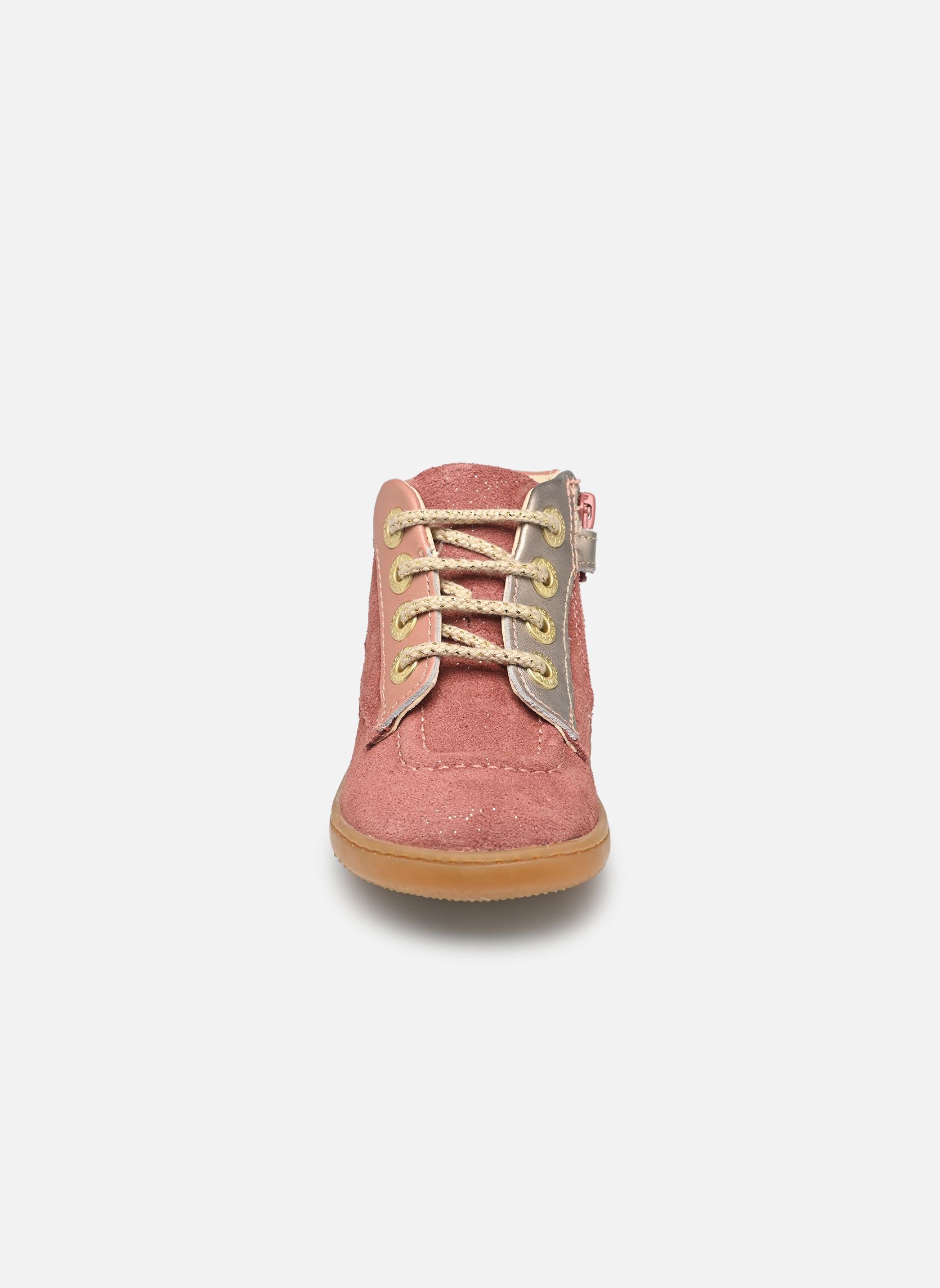 Bottines KICKICONIC fille rose Kickers Bottines KICKICONIC fille rose ROSE CLAIR BRILLANT
