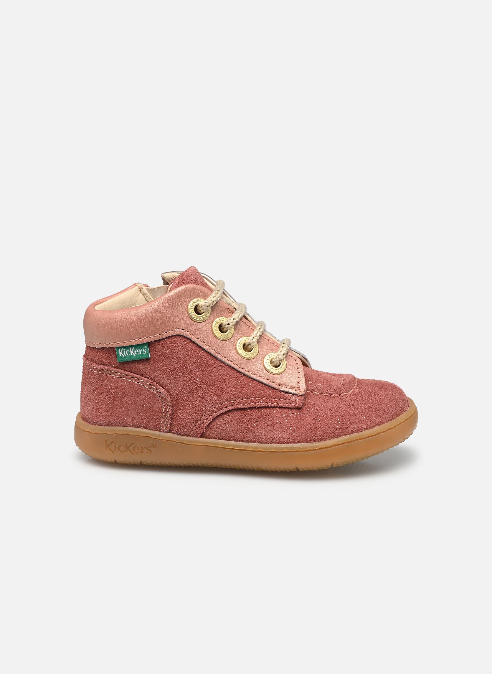 Bottines KICKICONIC fille rose Kickers Bottines KICKICONIC fille rose ROSE CLAIR BRILLANT