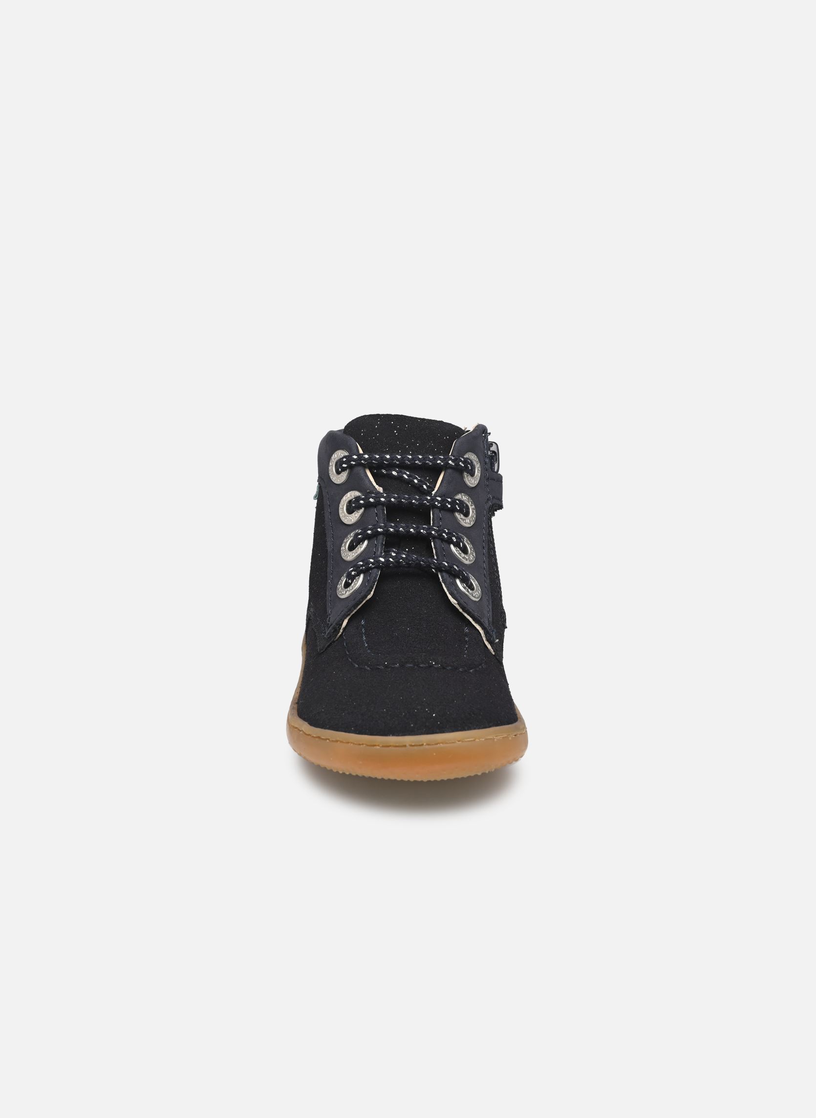 Bottines KICKICONIC fille bleu Kickers Bottines KICKICONIC fille bleu MARINE ARGENT