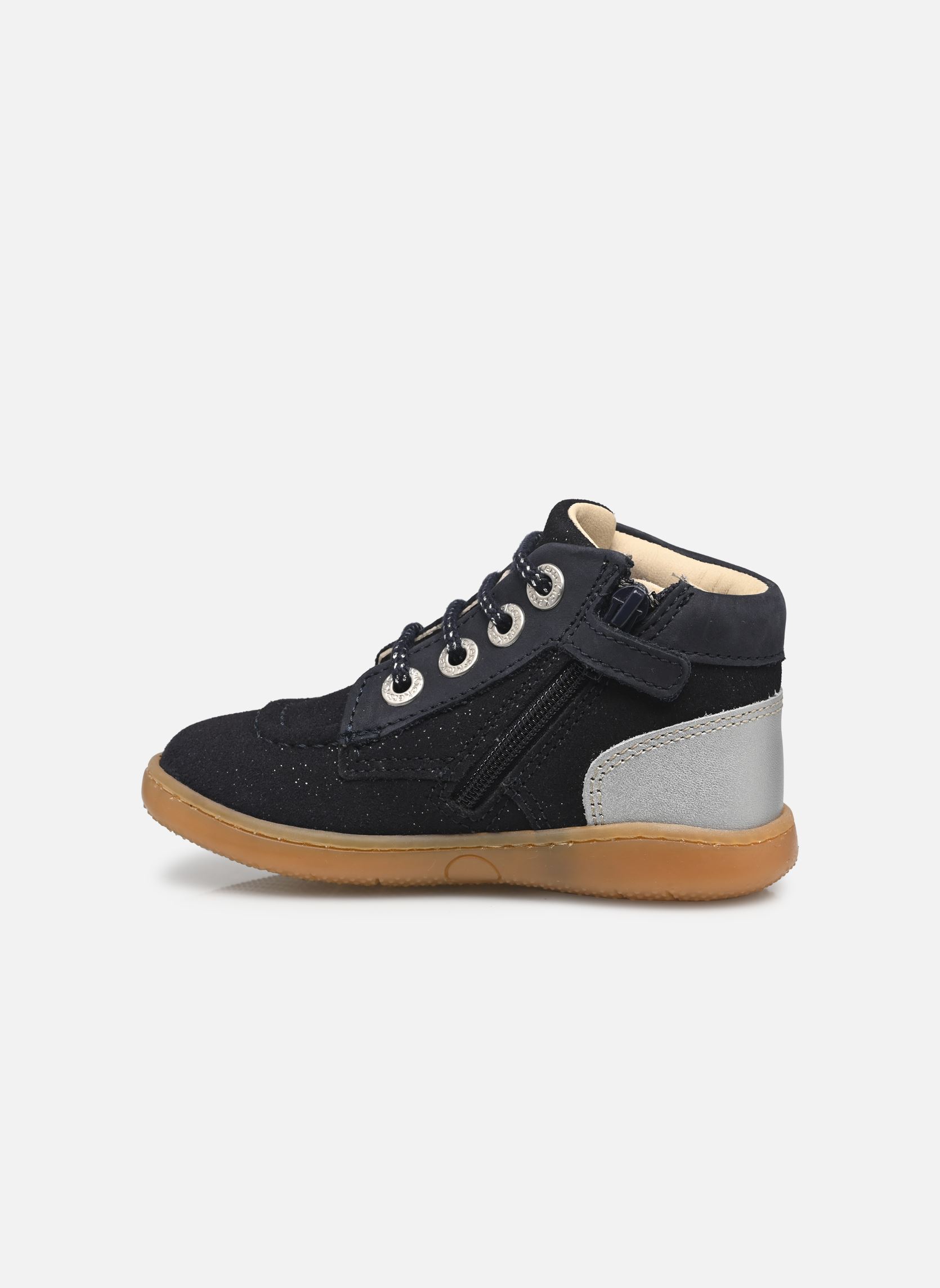 Bottines KICKICONIC fille bleu Kickers Bottines KICKICONIC fille bleu MARINE ARGENT