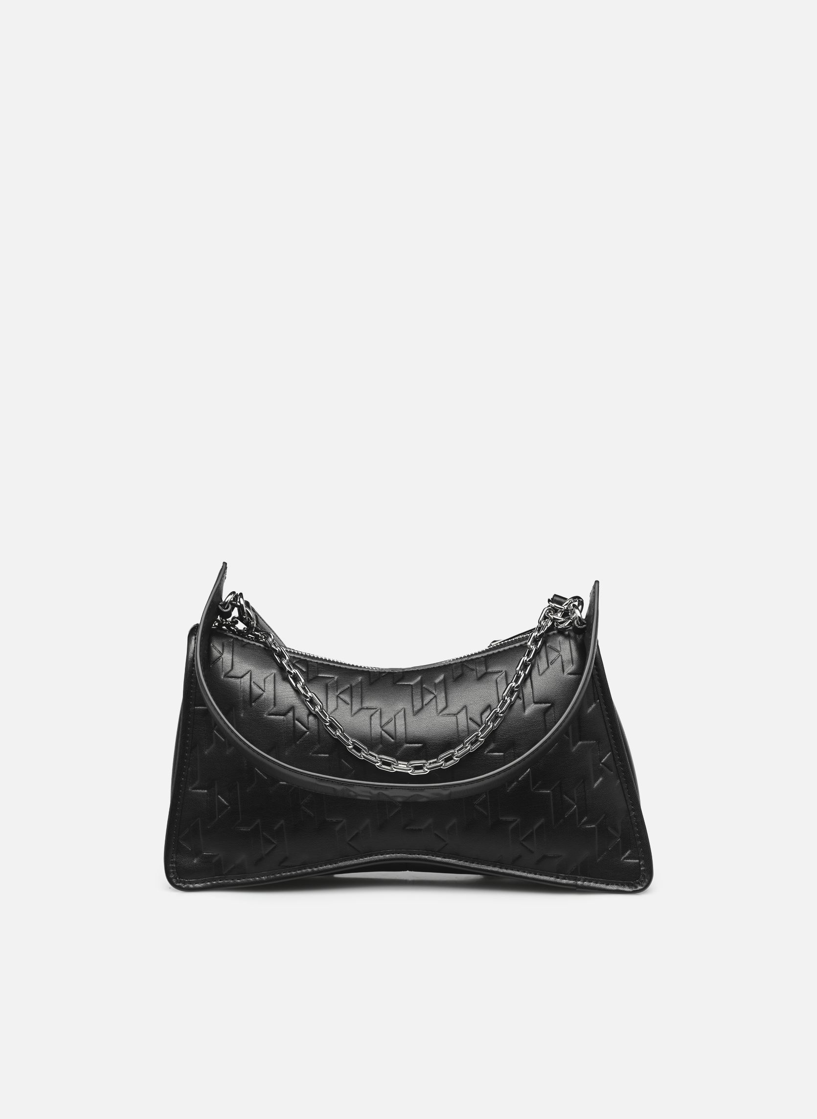 Schoudertassen Seven element shb embossed dames zwart Karl Lagerfeld Schoudertassen Seven element shb embossed dames zwart BLACK