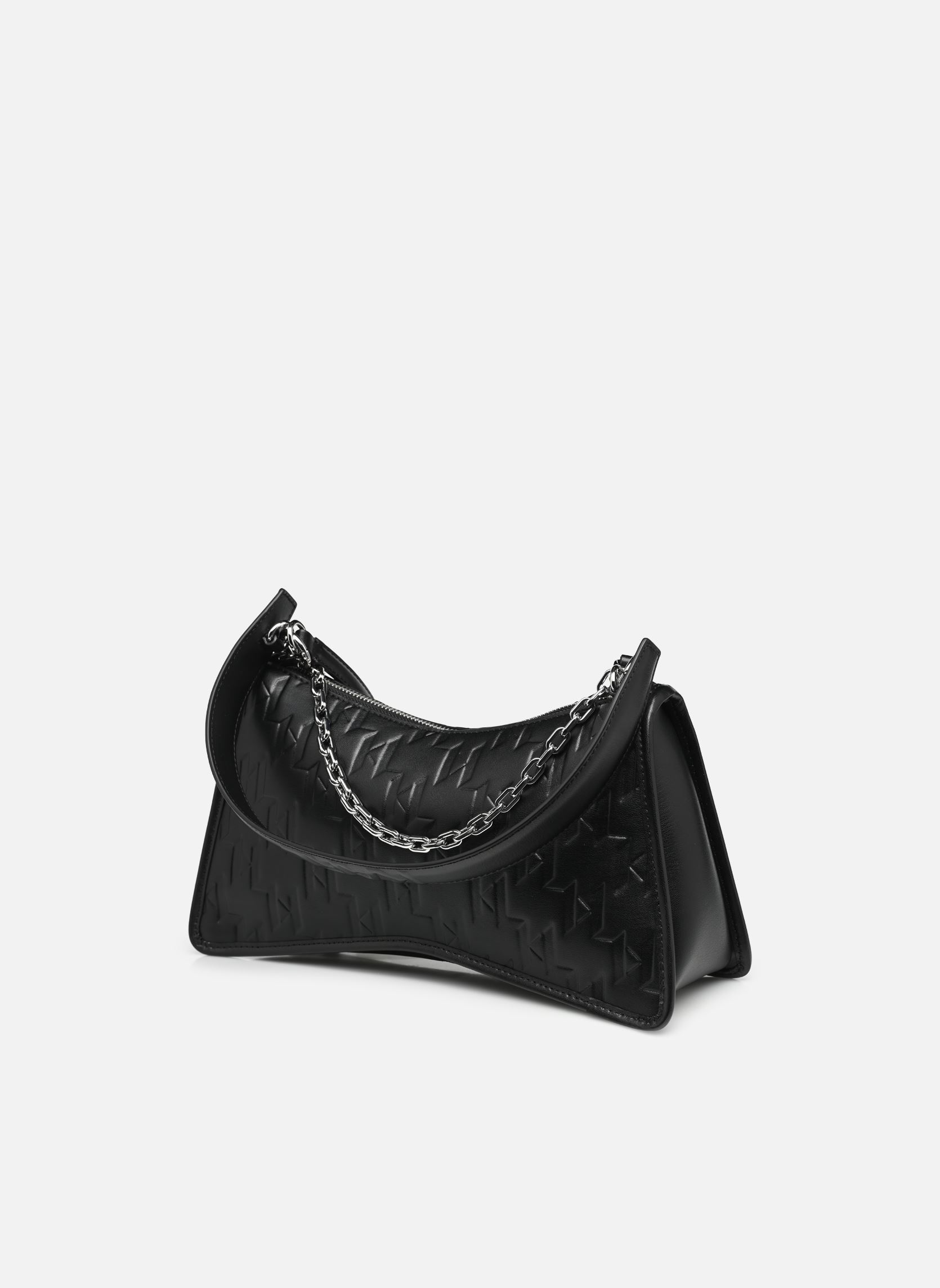 Schoudertassen Seven element shb embossed dames zwart Karl Lagerfeld Schoudertassen Seven element shb embossed dames zwart BLACK