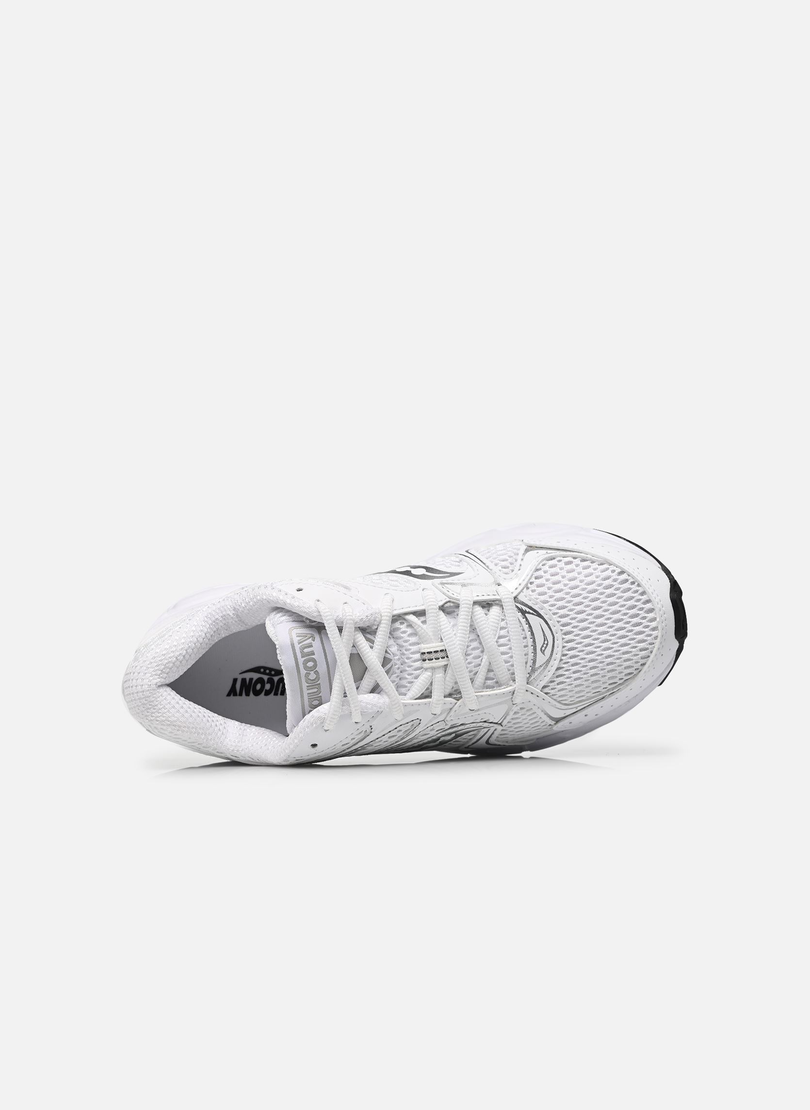 Sportliche Sneaker Ride Millennium damen weiß Saucony Sportliche Sneaker Ride Millennium damen weiß WHITE/SILVER 1