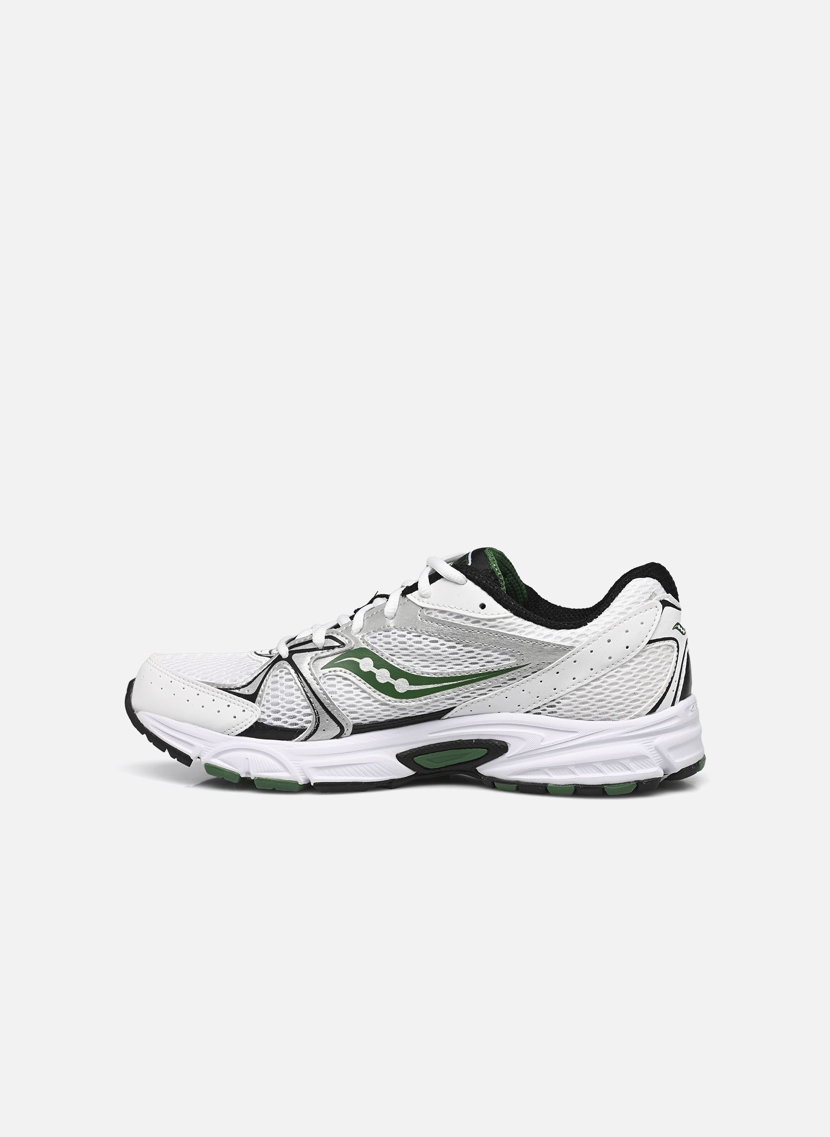 Hardloopschoenen Ride Millennium M heren wit Saucony Hardloopschoenen Ride Millennium M heren wit White/green