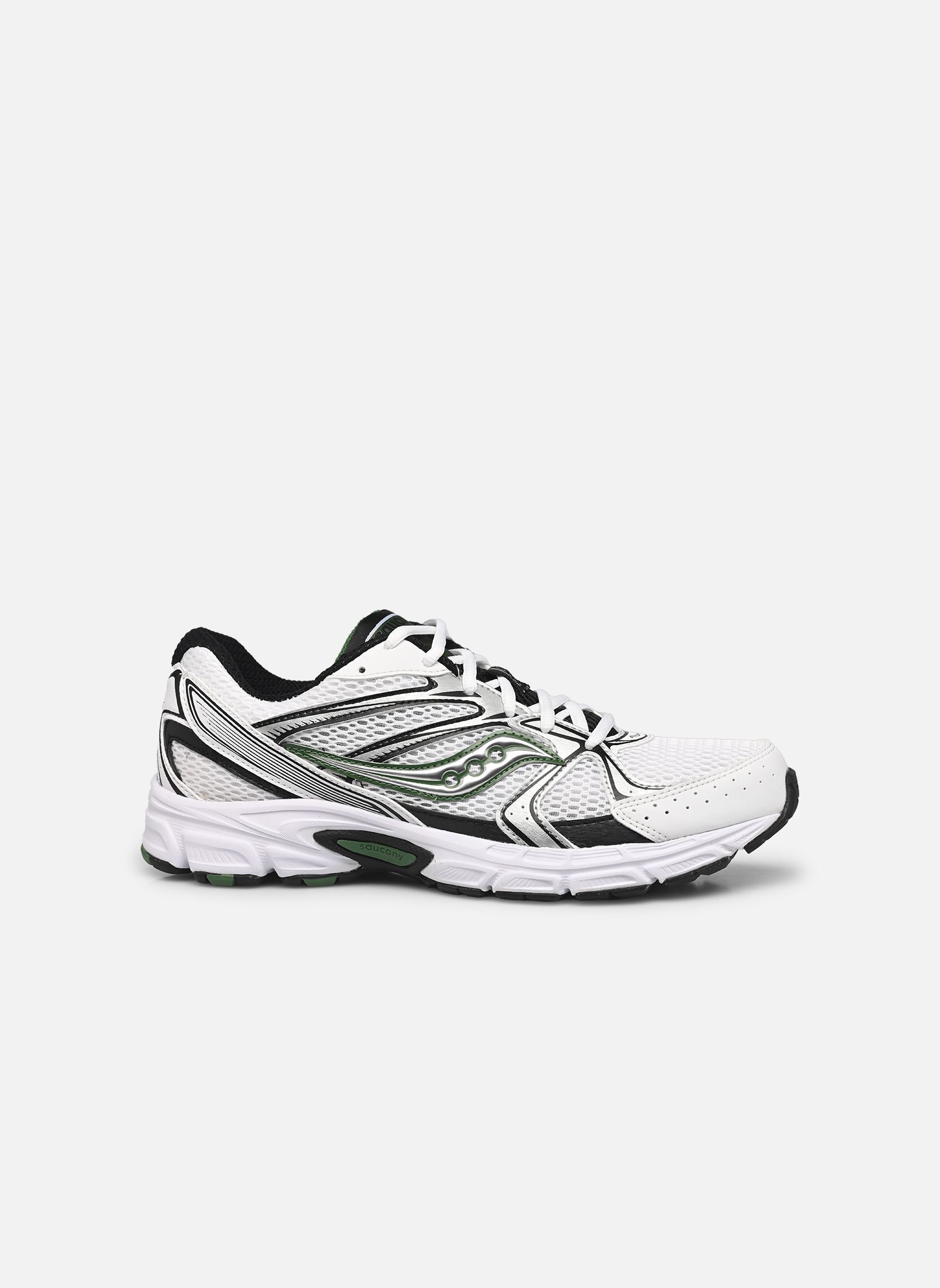 Hardloopschoenen Ride Millennium M heren wit Saucony Hardloopschoenen Ride Millennium M heren wit White/green