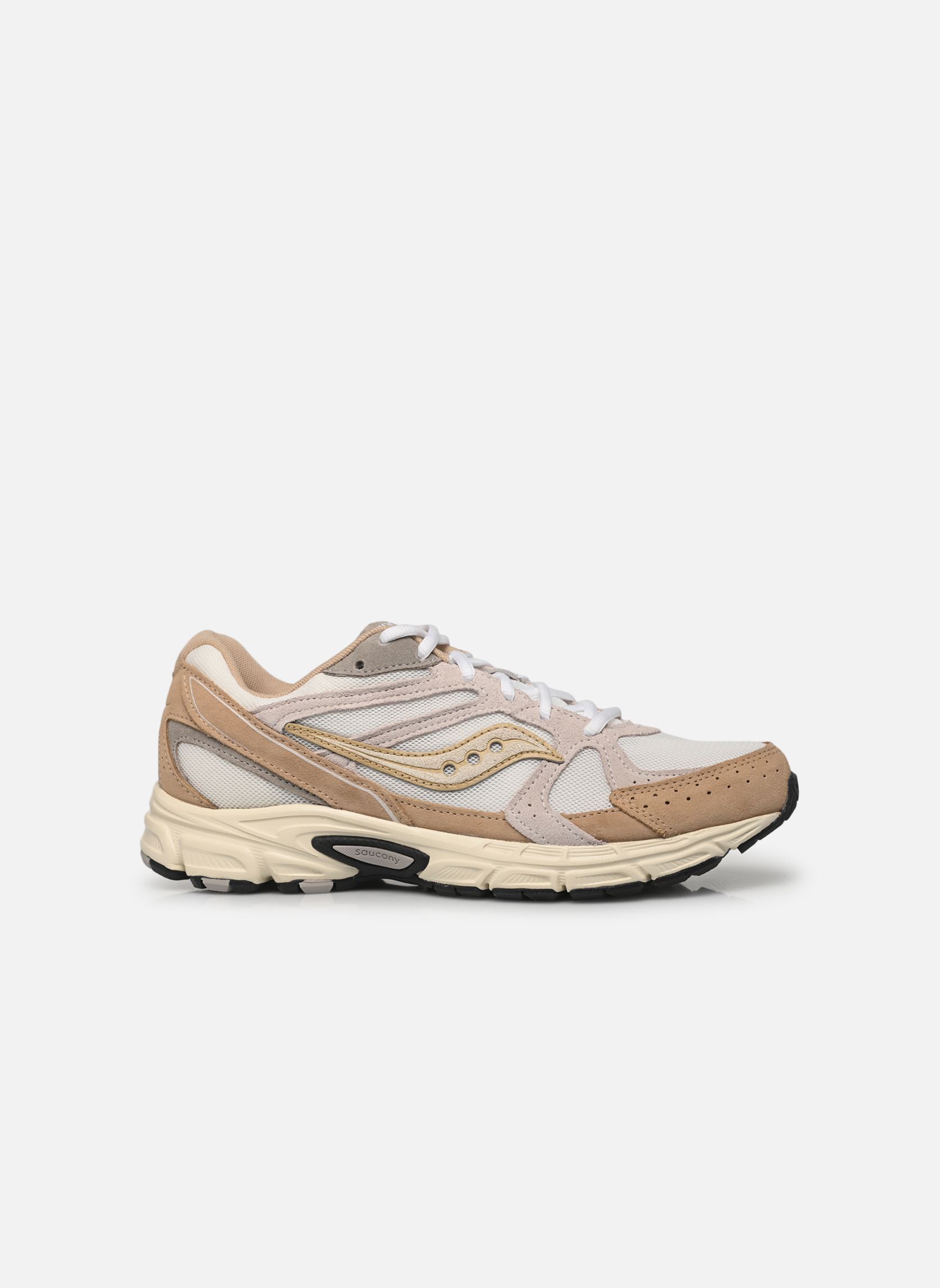 Baskets running Ride Millennium M homme blanc Saucony Baskets running Ride Millennium M homme blanc WHITE/SAND