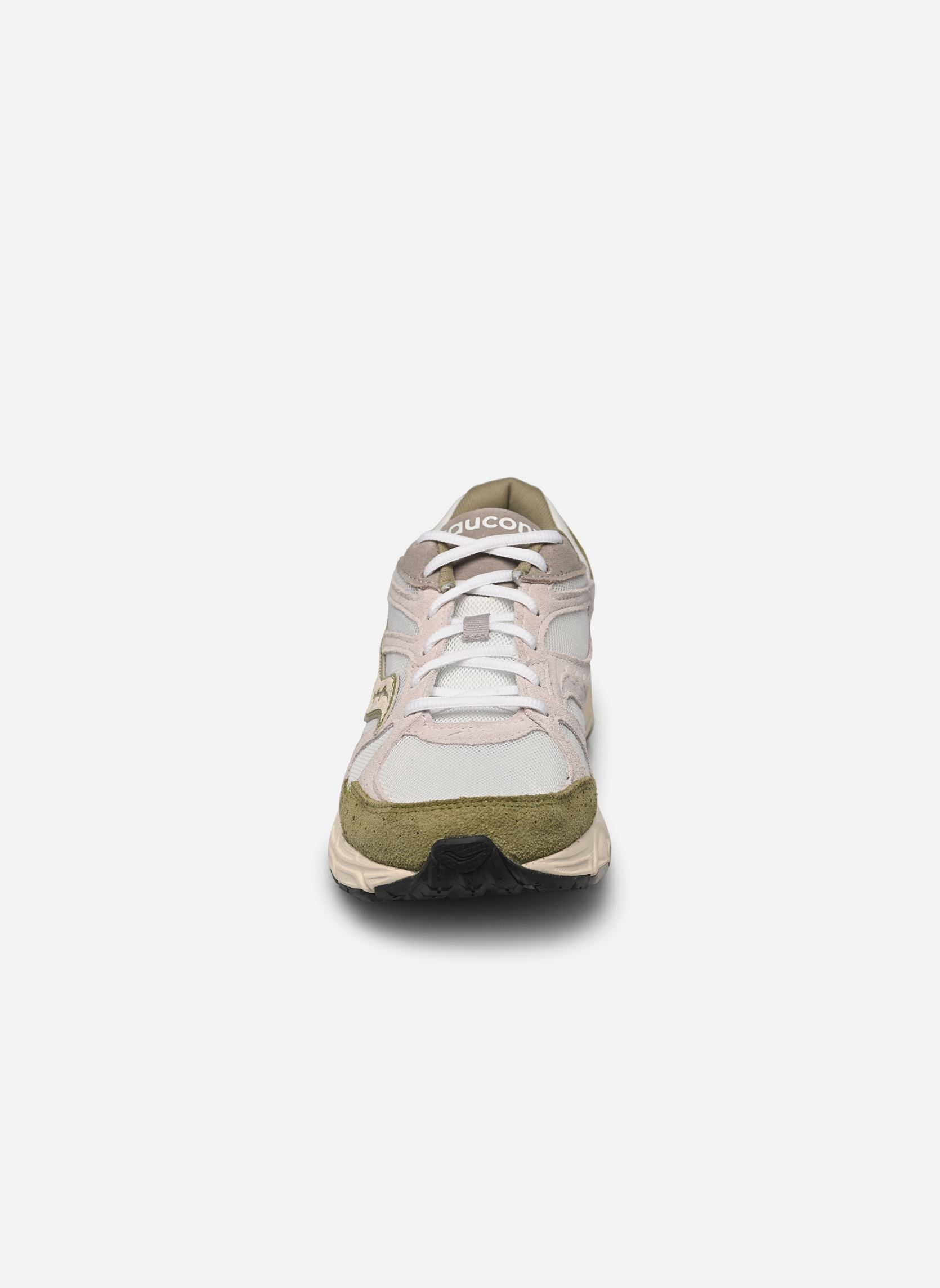 Hardloopschoenen Ride Millennium M heren wit Saucony Hardloopschoenen Ride Millennium M heren wit WHITE/GREEN 2