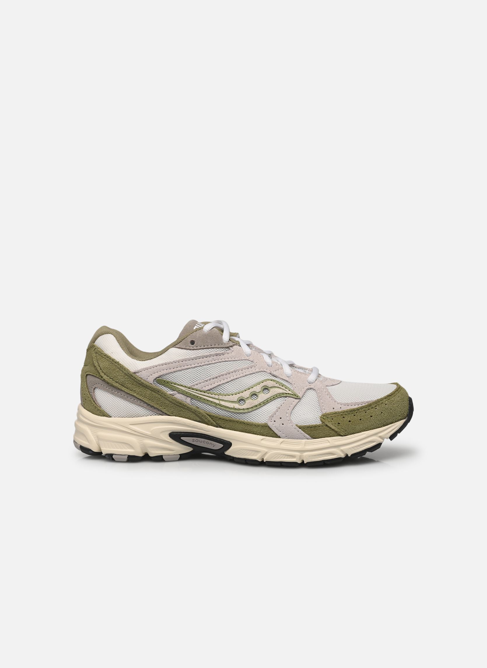 Hardloopschoenen Ride Millennium M heren wit Saucony Hardloopschoenen Ride Millennium M heren wit WHITE/GREEN 2