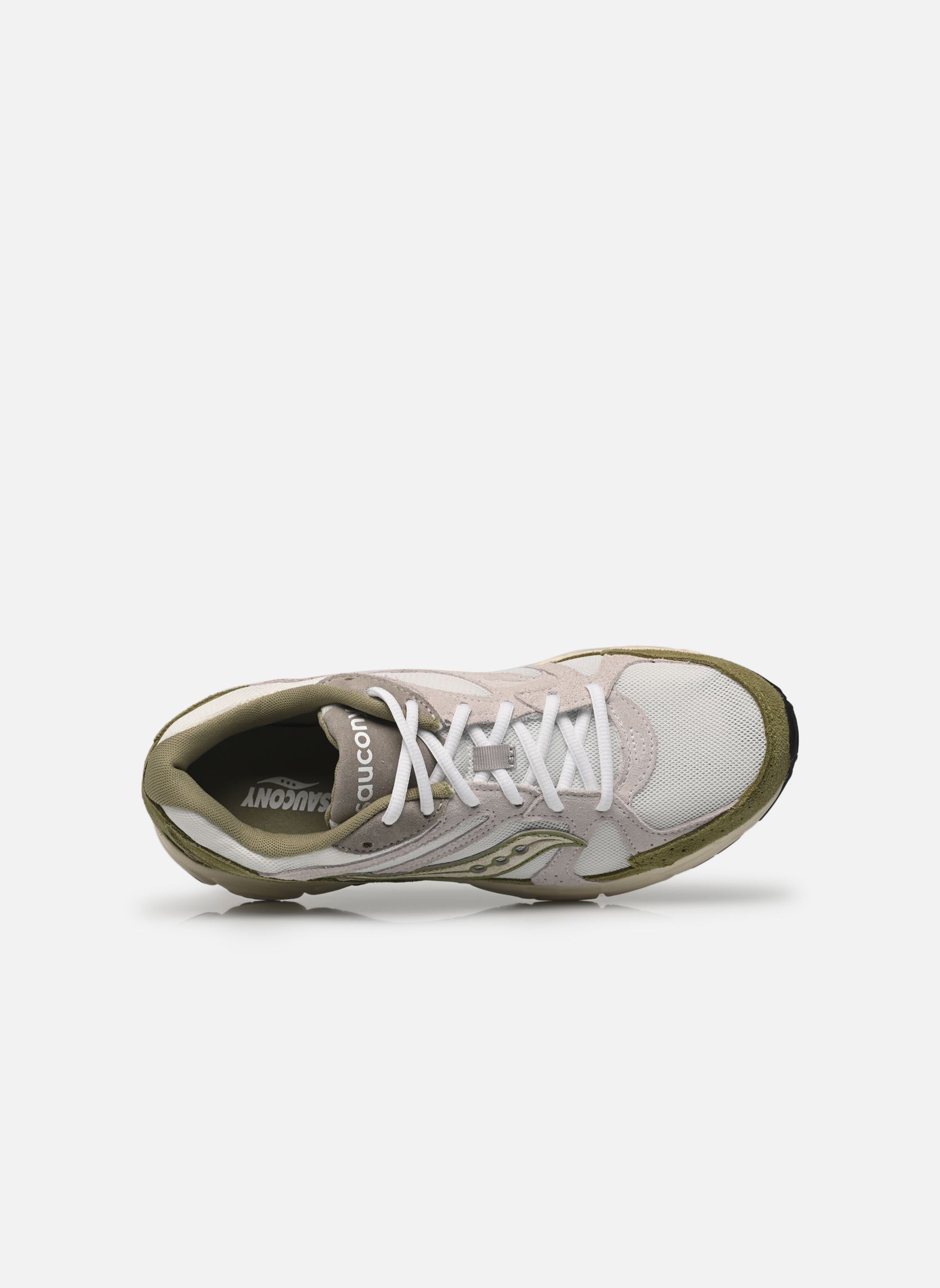 Hardloopschoenen Ride Millennium M heren wit Saucony Hardloopschoenen Ride Millennium M heren wit WHITE/GREEN 2