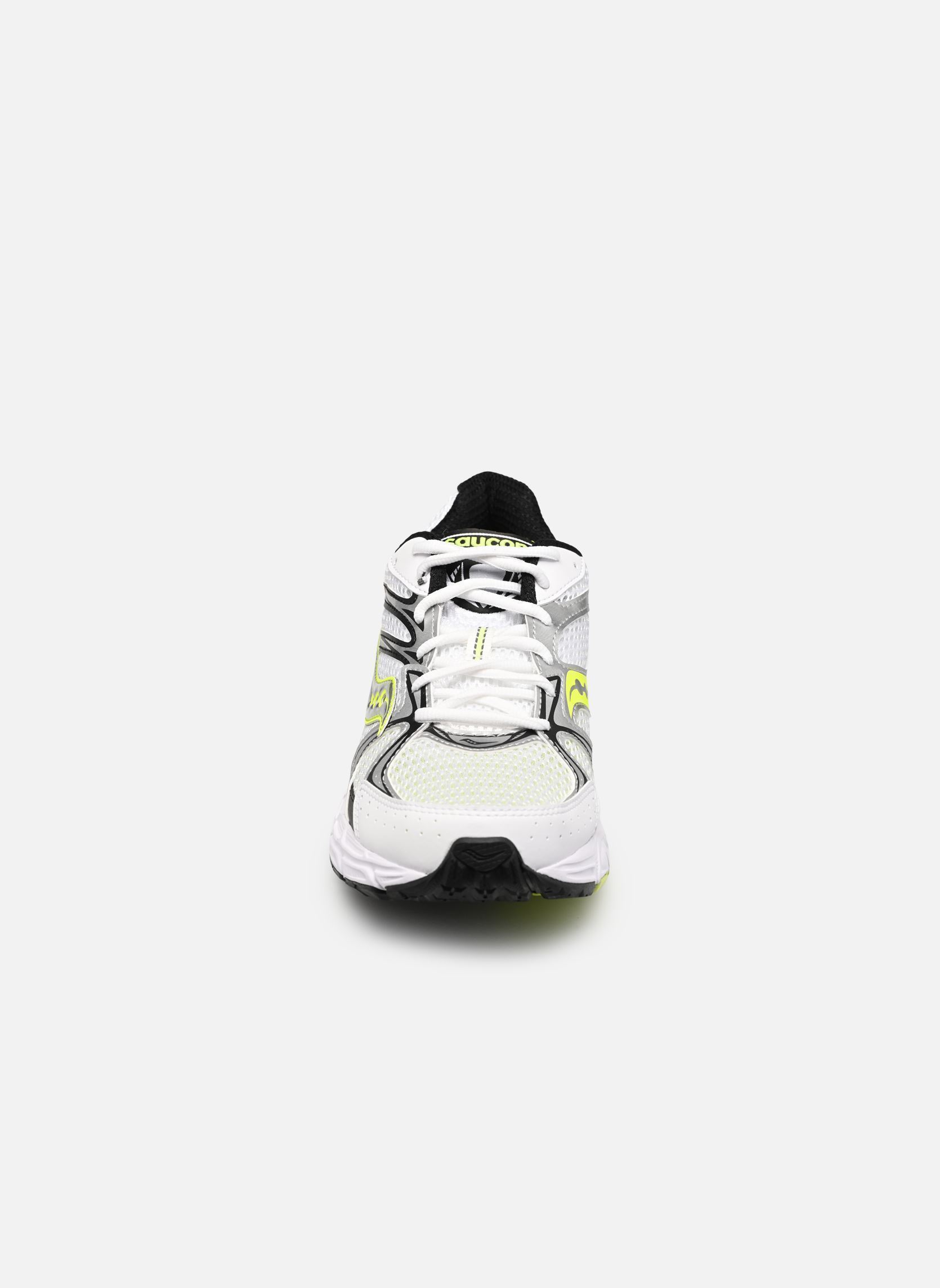 Baskets running Ride Millennium M homme blanc Saucony Baskets running Ride Millennium M homme blanc WHT/SILV/YELL