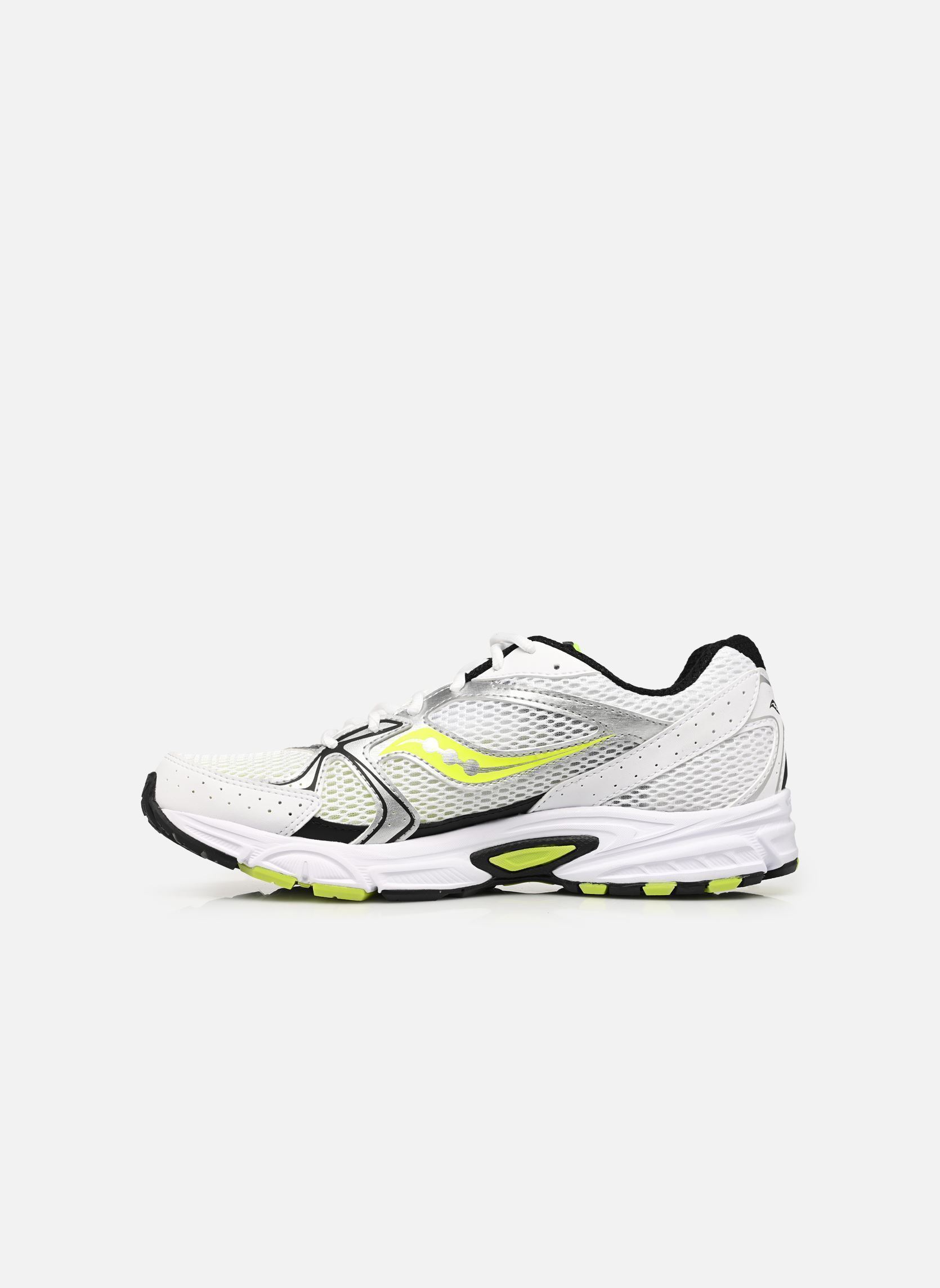 Baskets running Ride Millennium M homme blanc Saucony Baskets running Ride Millennium M homme blanc WHT/SILV/YELL