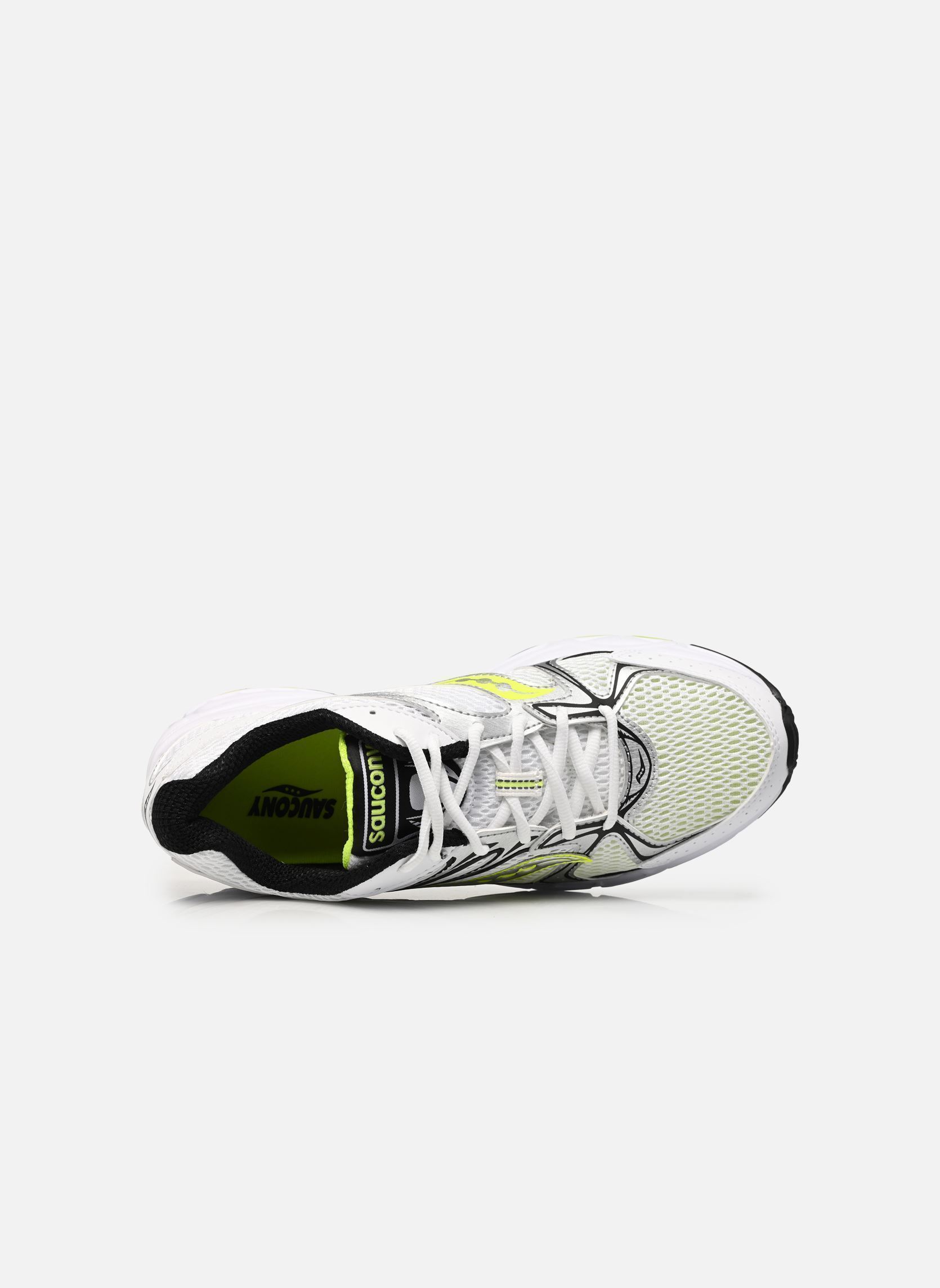 Baskets running Ride Millennium M homme blanc Saucony Baskets running Ride Millennium M homme blanc WHT/SILV/YELL