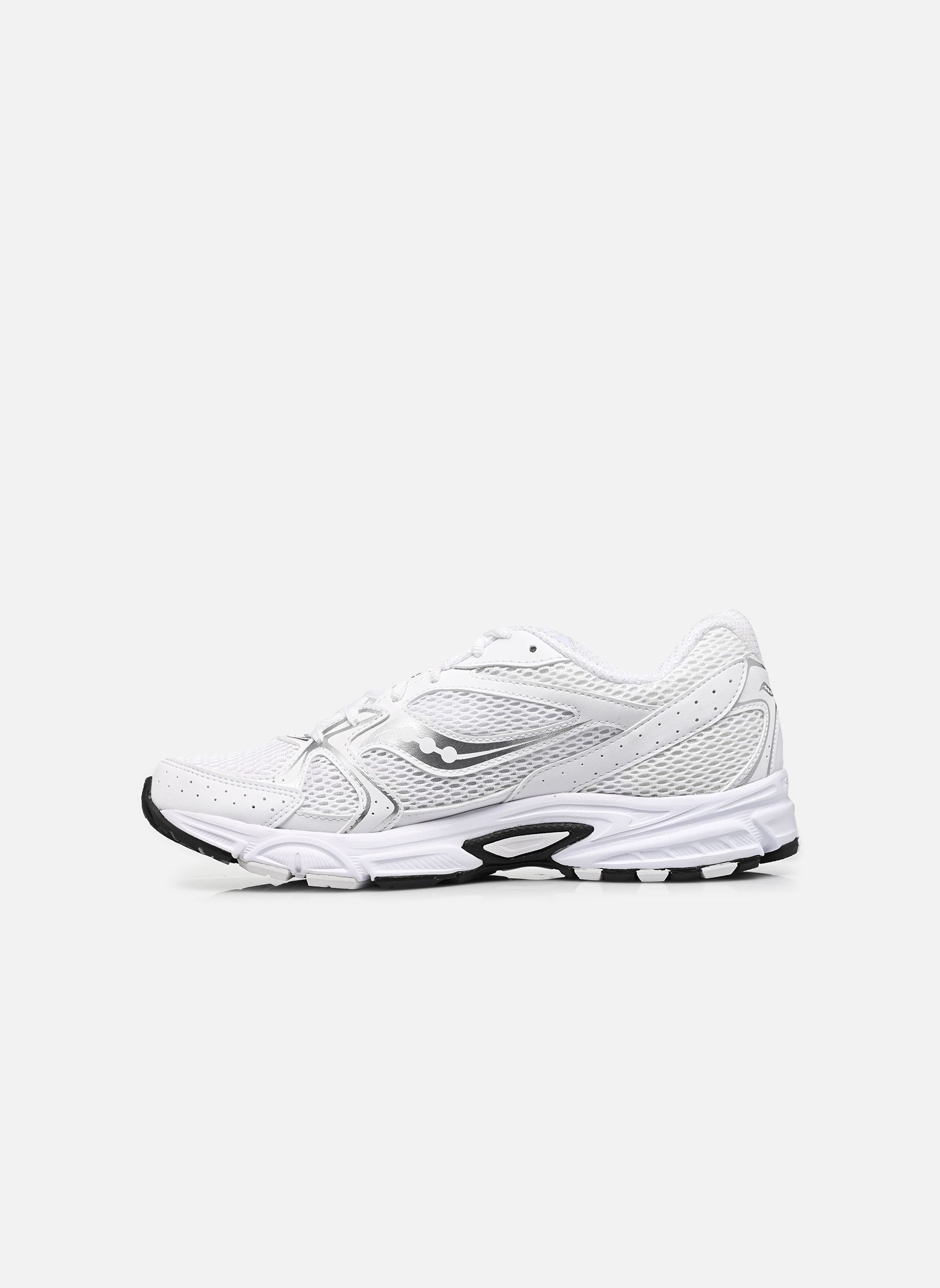 Hardloopschoenen Ride Millennium M heren wit Saucony Hardloopschoenen Ride Millennium M heren wit WHITE/SILVER 1