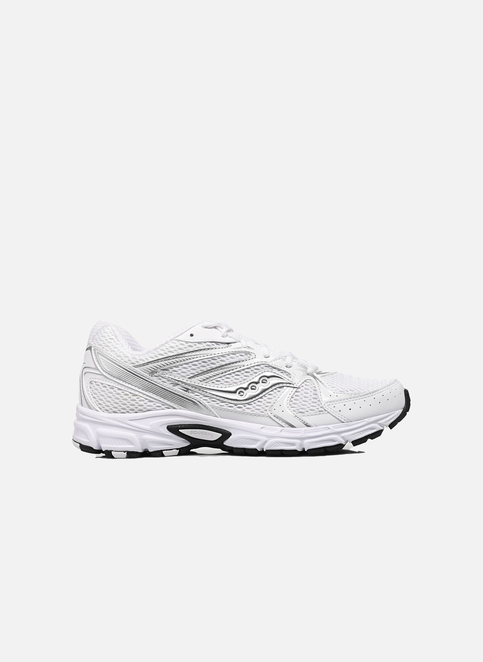 Hardloopschoenen Ride Millennium M heren wit Saucony Hardloopschoenen Ride Millennium M heren wit WHITE/SILVER 1