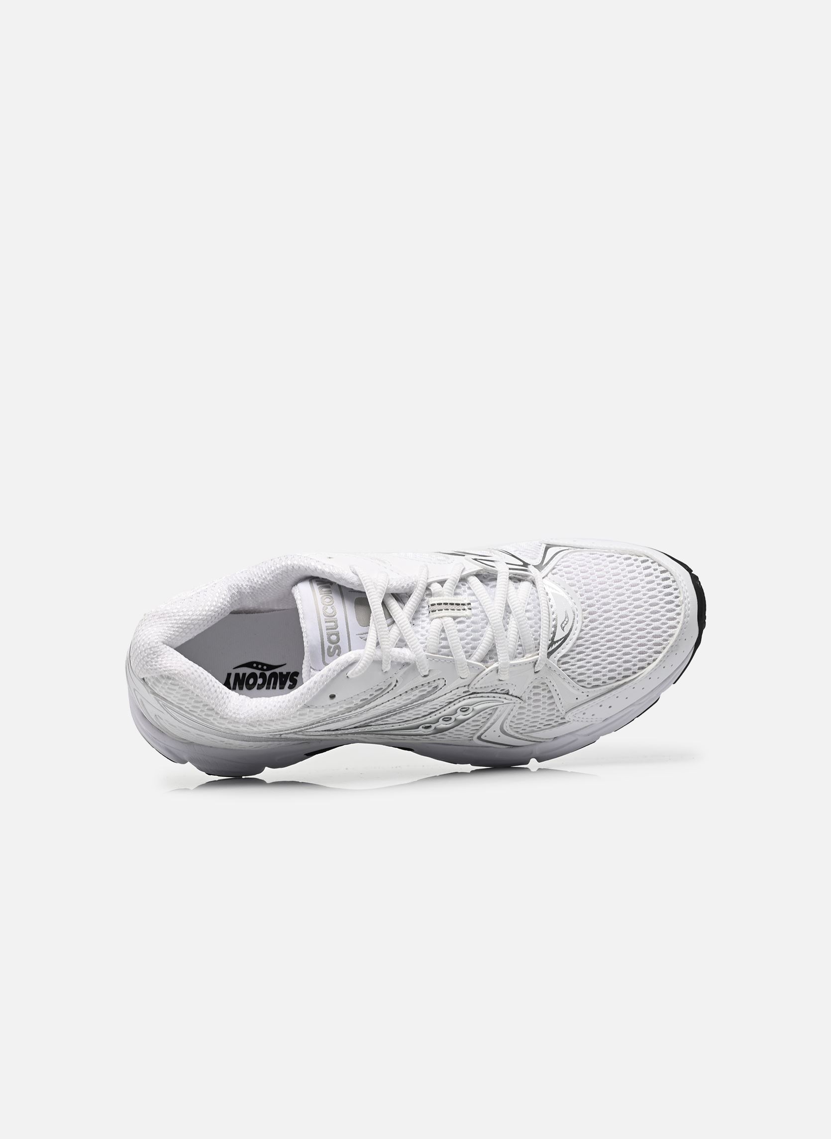 Hardloopschoenen Ride Millennium M heren wit Saucony Hardloopschoenen Ride Millennium M heren wit WHITE/SILVER 1